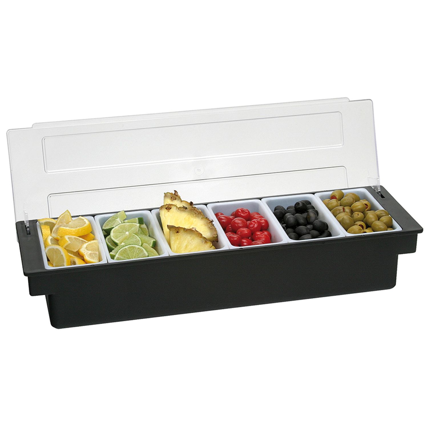 Recipiente de ingredientes completo