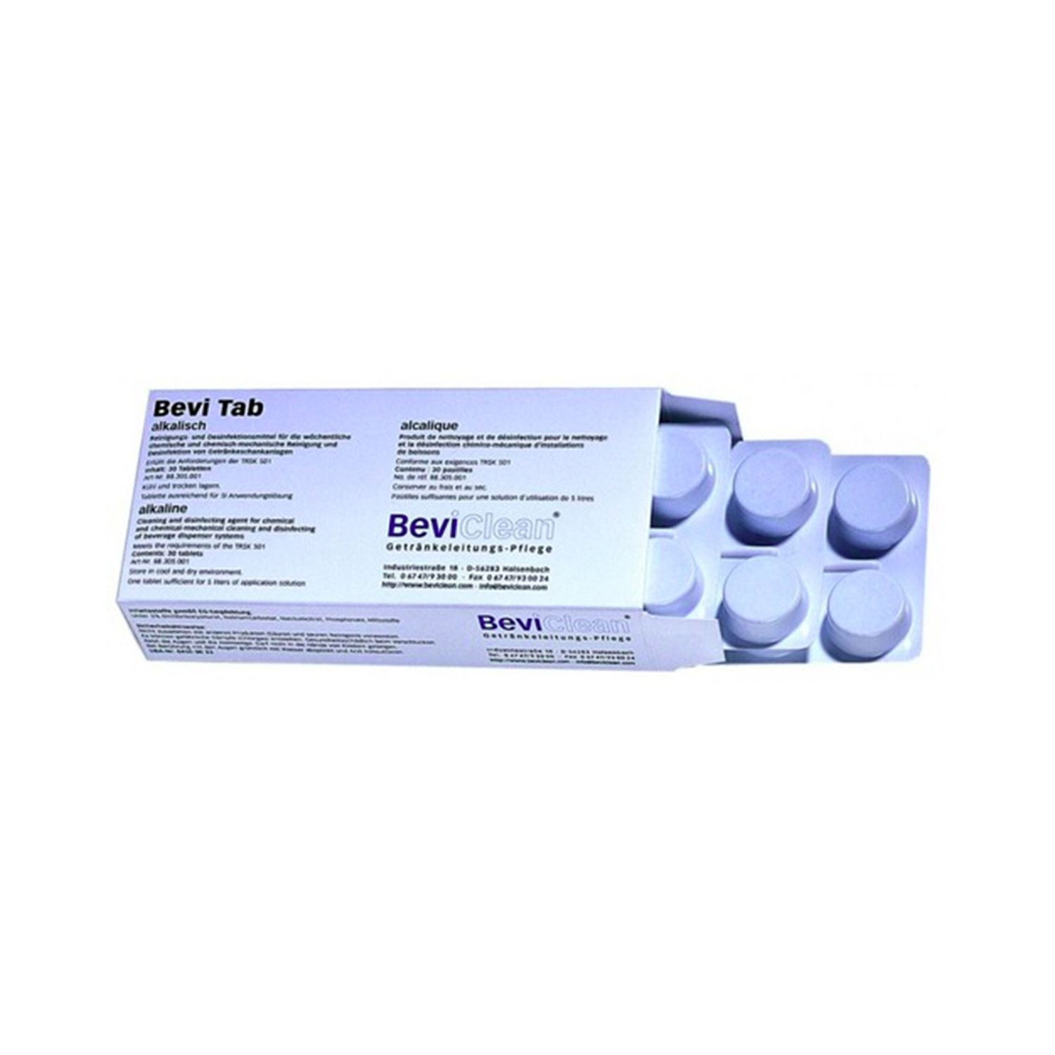 Bevi Tab Alcalino, precio por 30 piezas