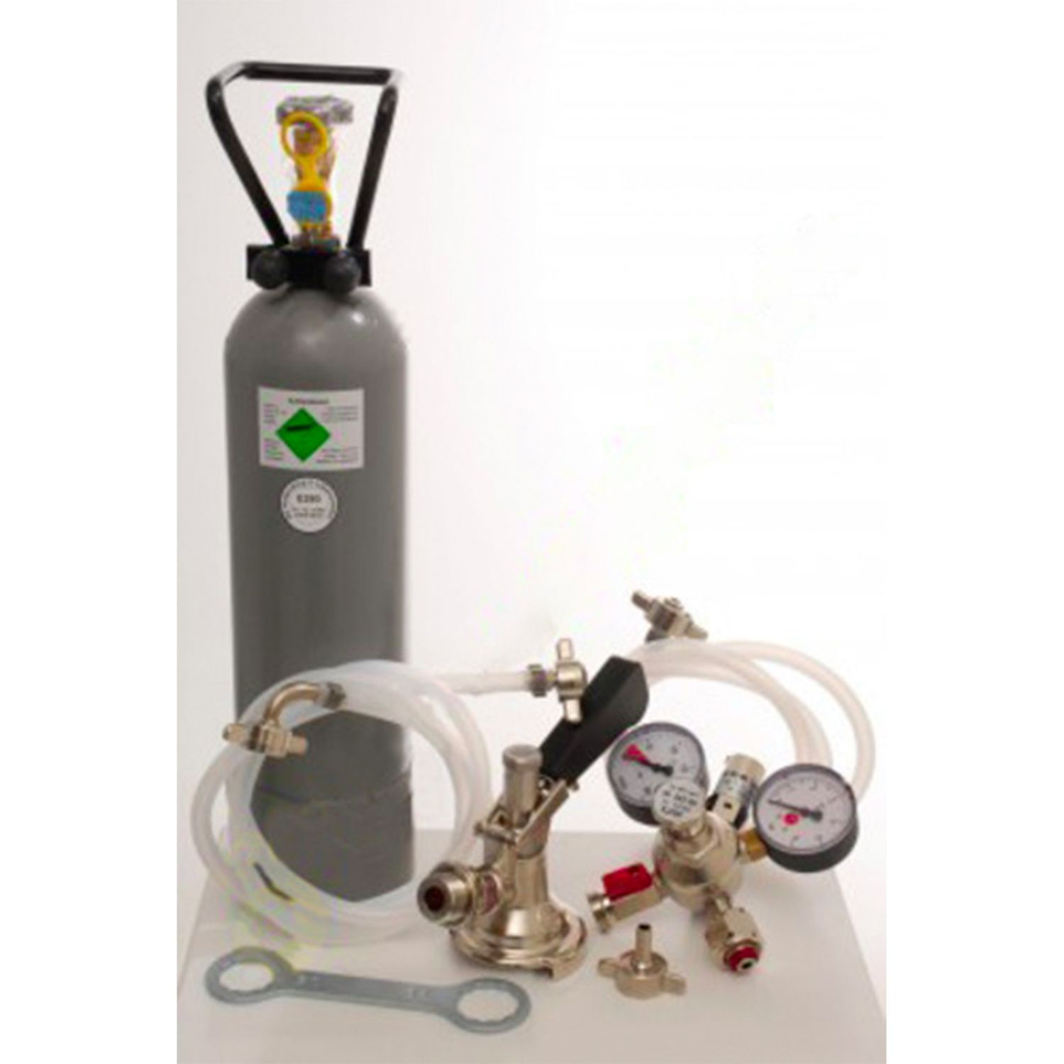 Kit de accesorios 2 con adaptador tipo D para dispensador de 1 línea