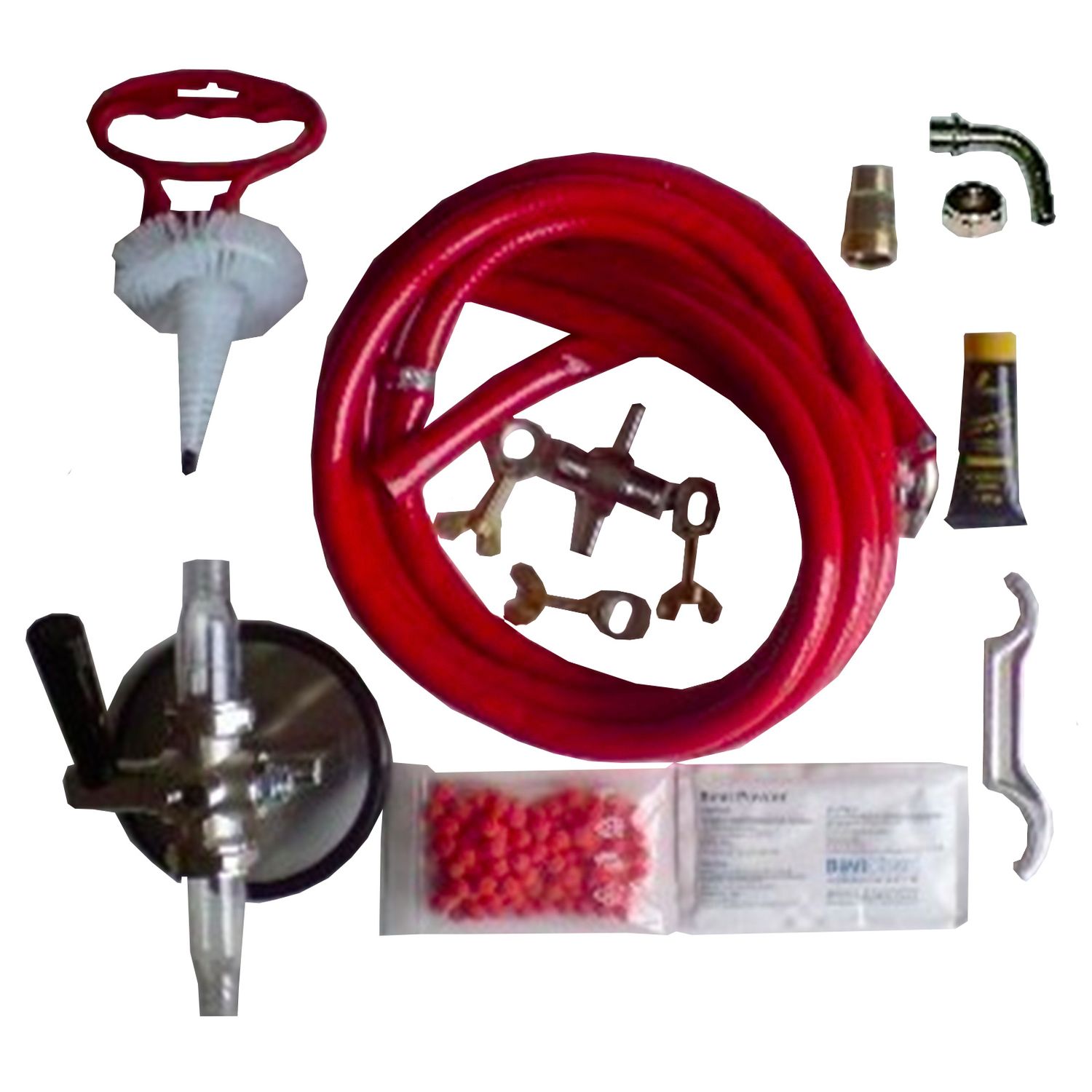 Set de limpieza grande, 1 línea - 7mm - 30mm, adaptador de limpieza