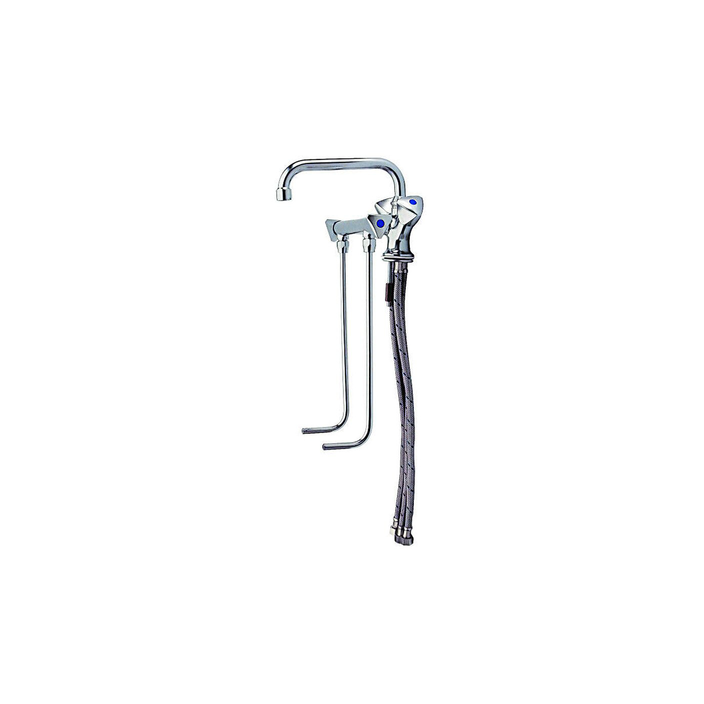 Grifo de la cocina, Monomando cocina - con 2 salidas, Baja presión