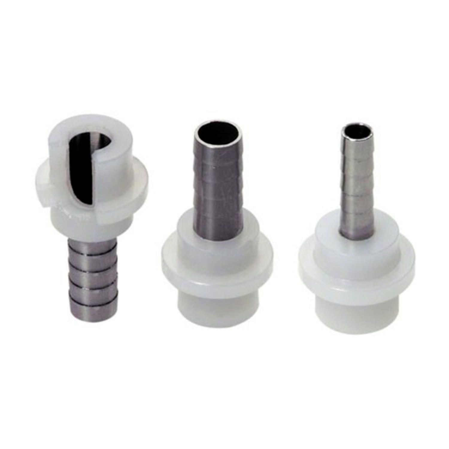 Racor para manguera de cerveza o CO2 con junta moldeada - recto 10mm
