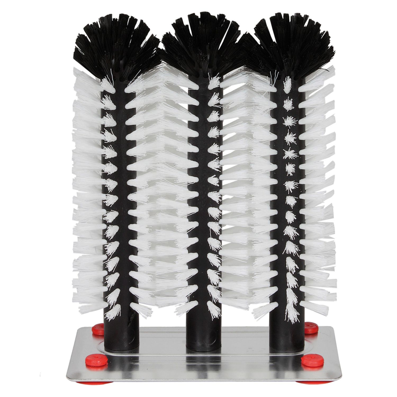Cepillos para vasos, Cepillos limpia vasos con base metálica - 3 x 25cm