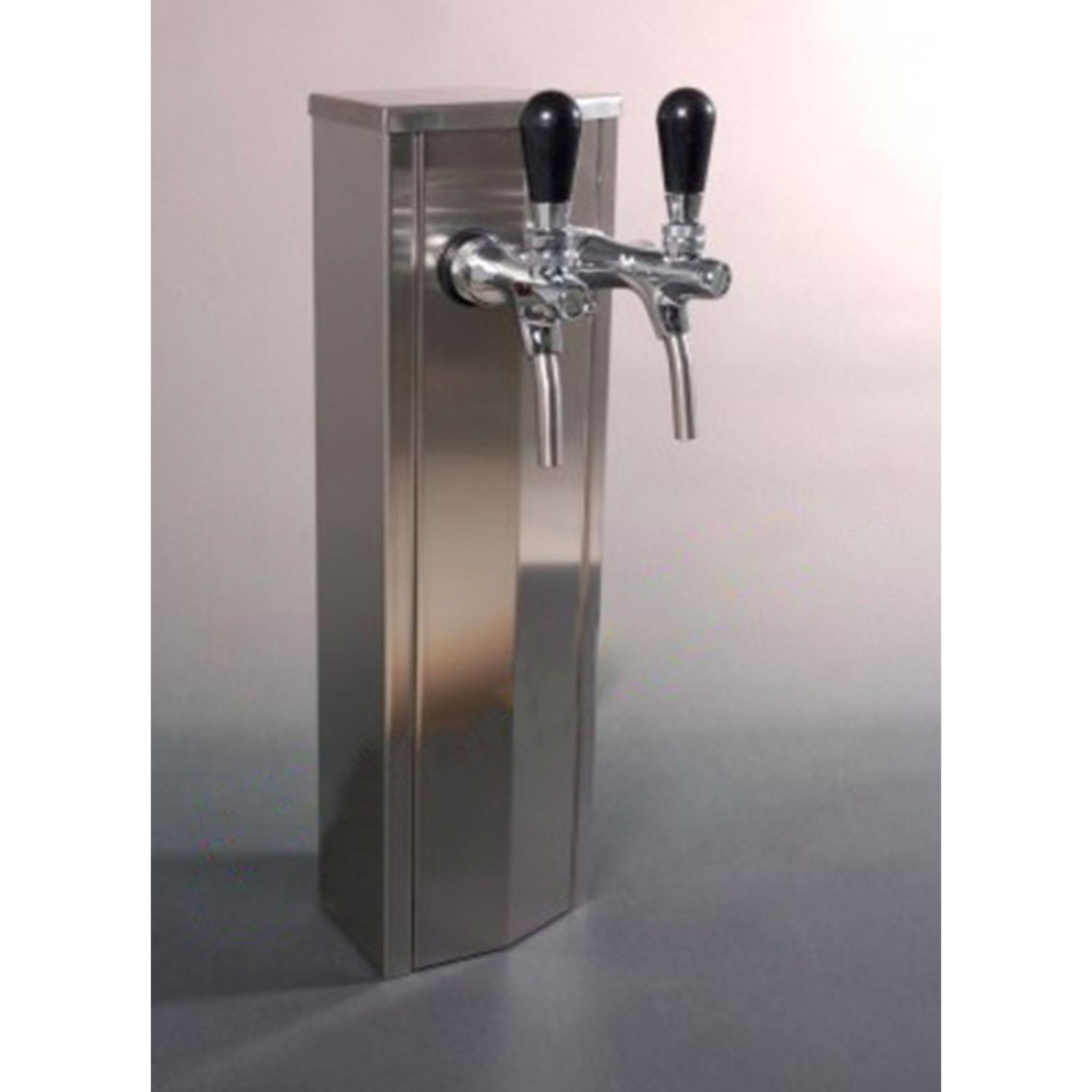 Torre, сolumna de cerveza, acero inoxidable, 2 líneas