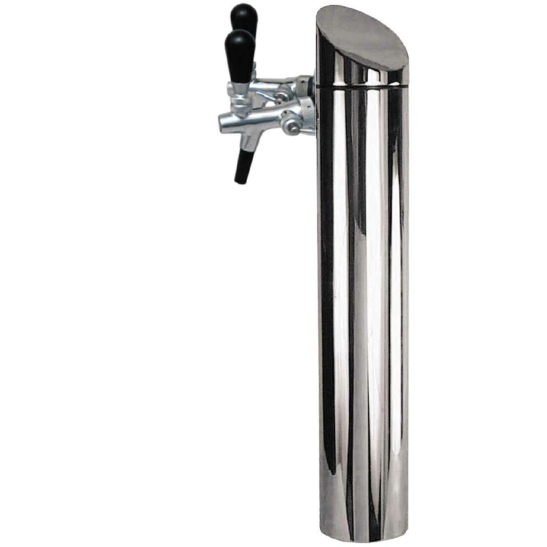 Torre, сolumna de cerveza- modelo Tower, cepillado mate, 2 líneas