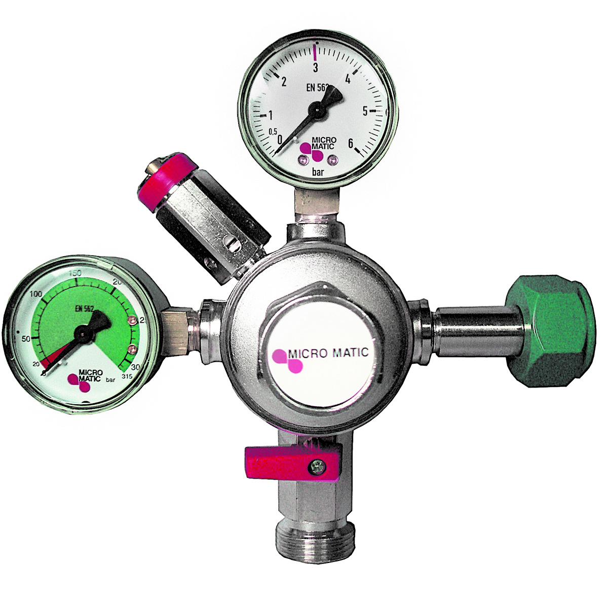 Regulador de presion, Regulador de CO2 - Micro-Matic Modelo 1405