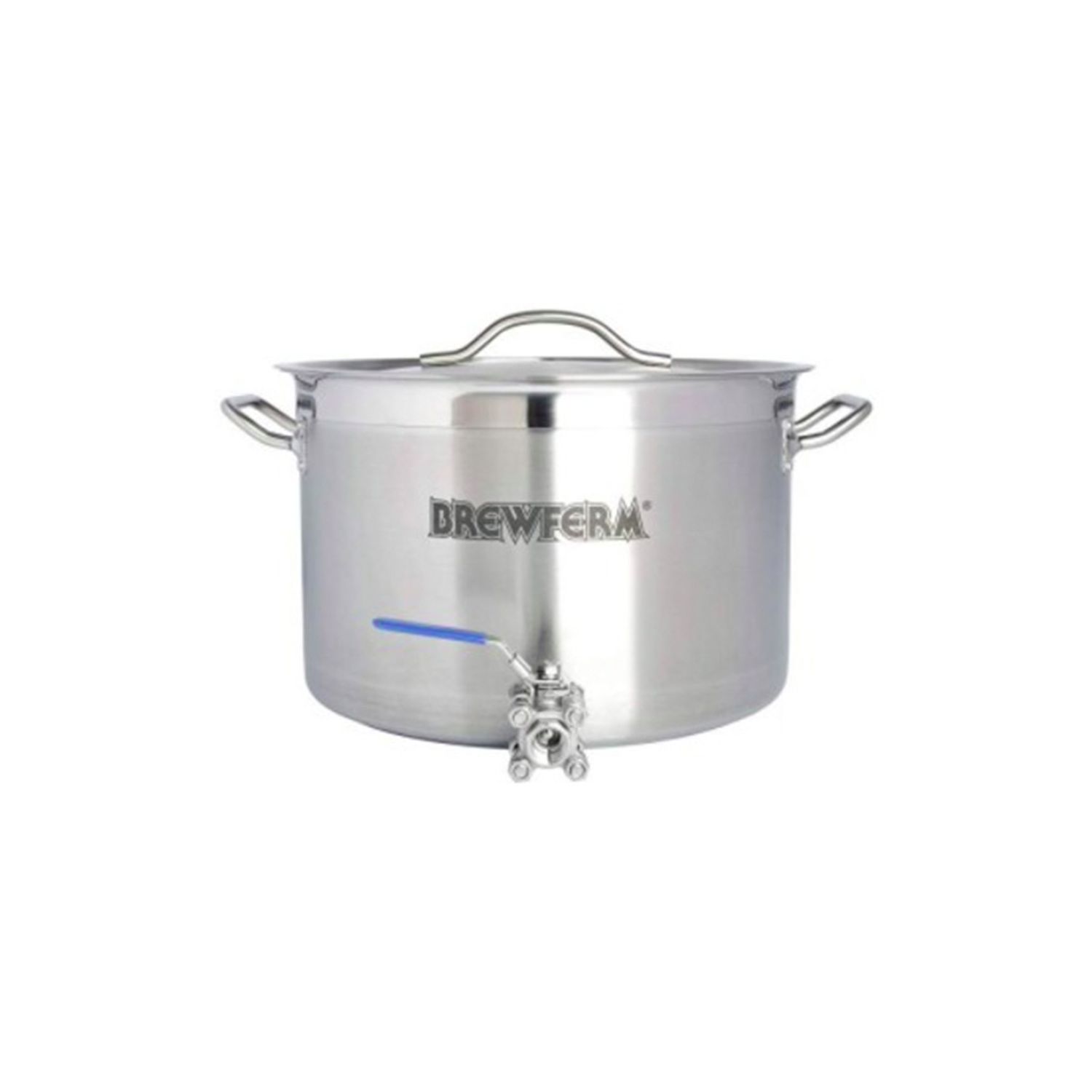 Hervidor de acero inoxidable de 25 l con válvula esférica
