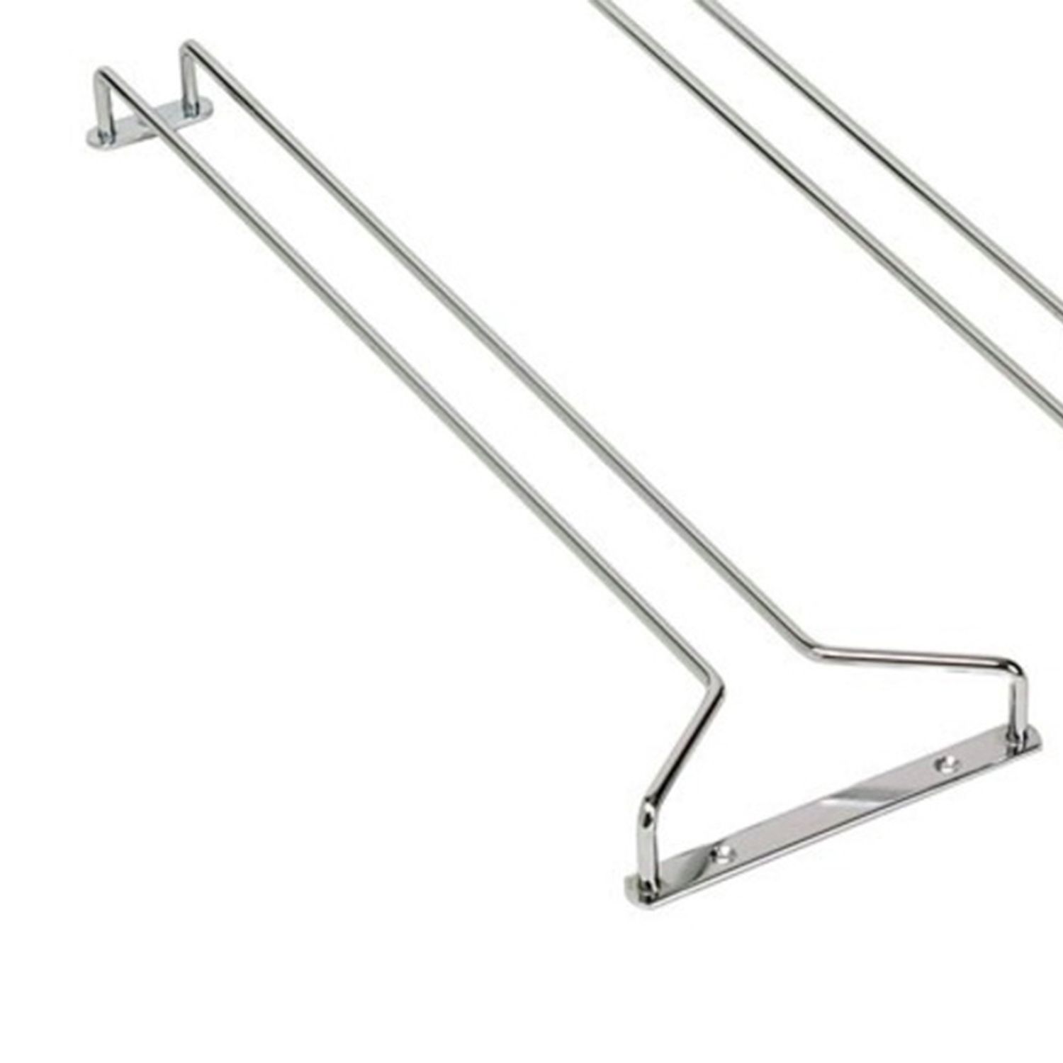 Soporte para copas cromado, 415x115mm