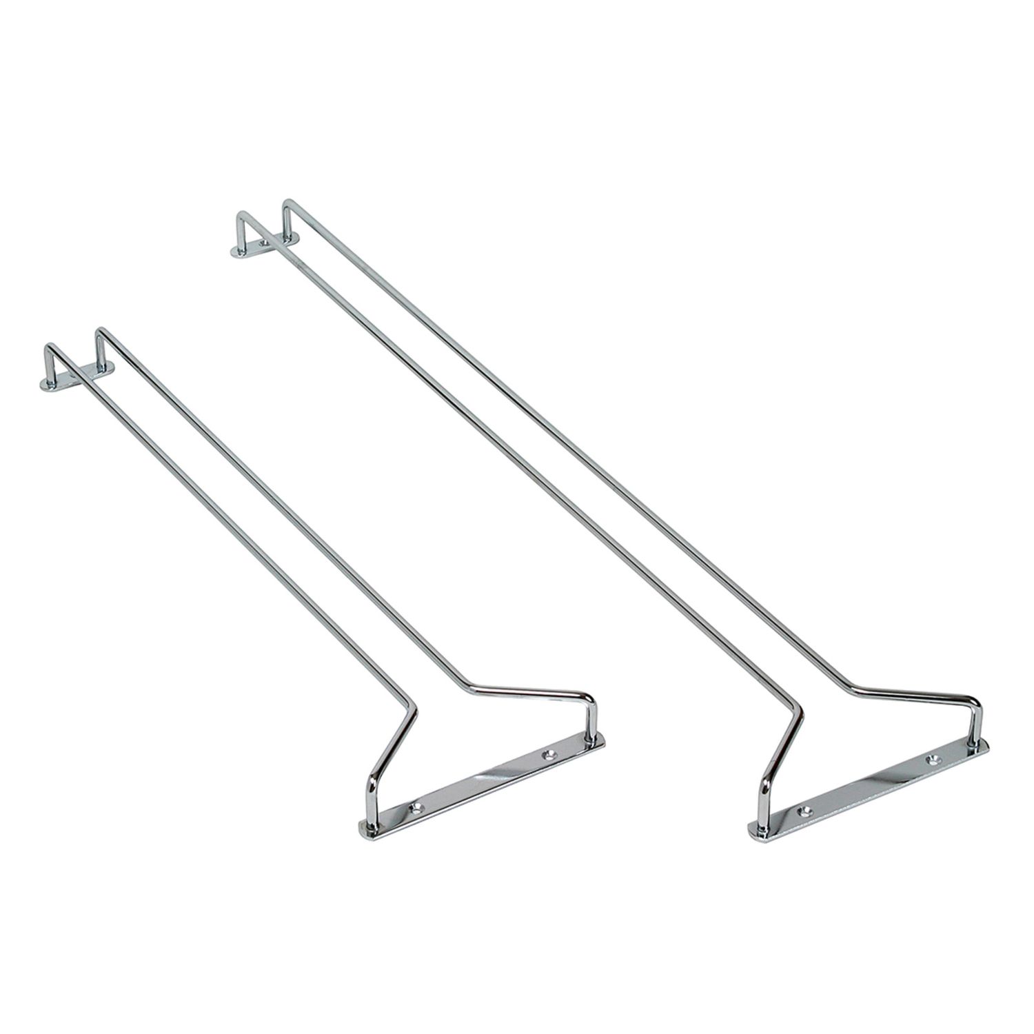 Soporte para copas cromado, 615x115mm