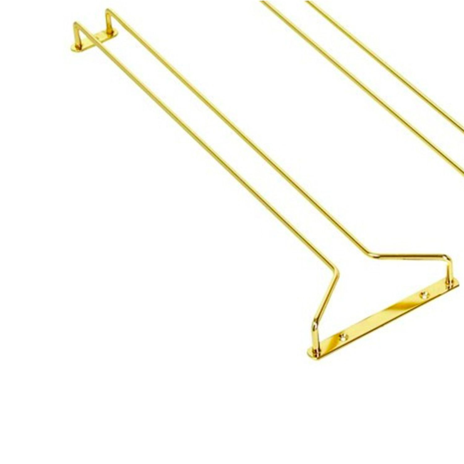 Soporte para copas de latón, 615x115mm