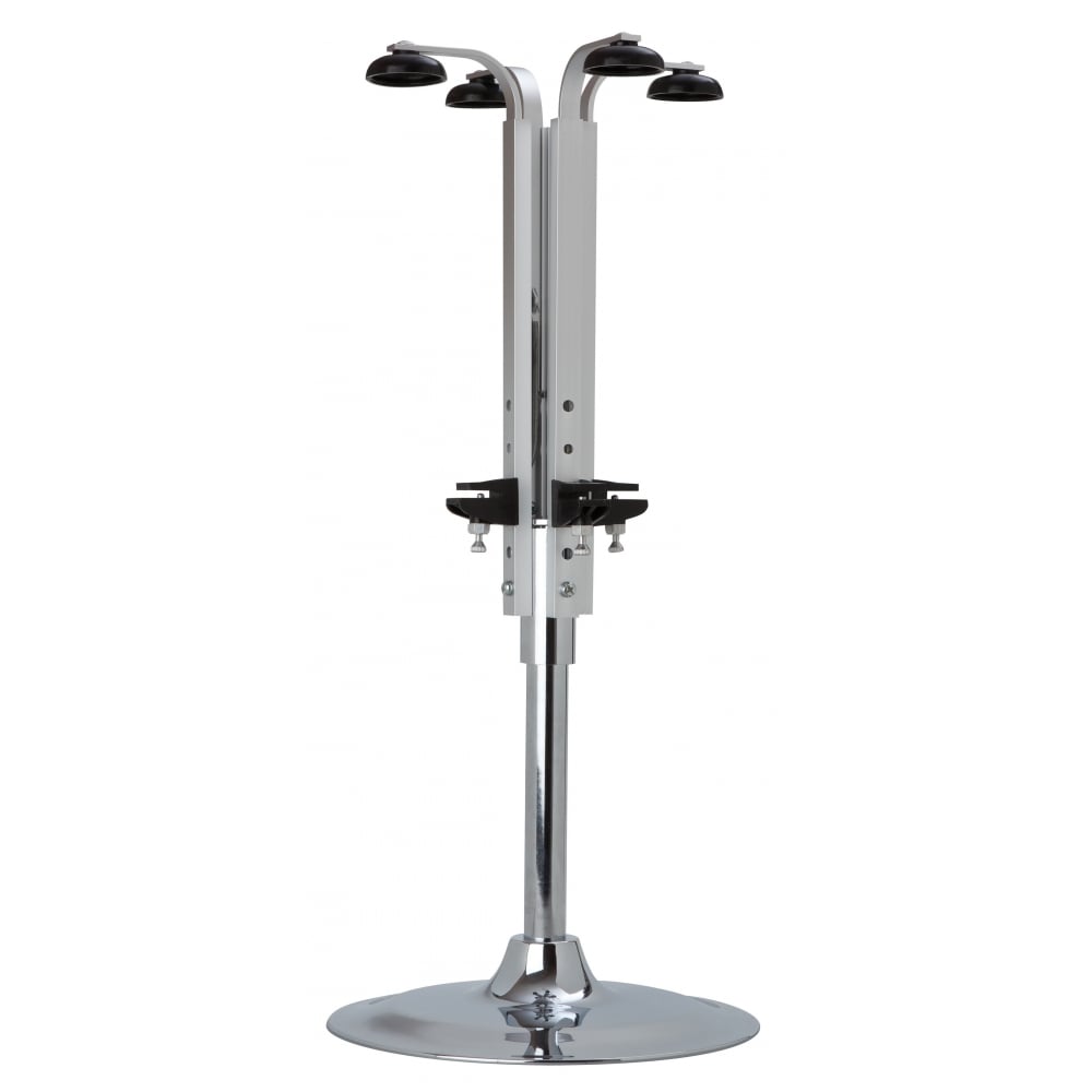 Soporte de mostrador portátil para 4 botellas