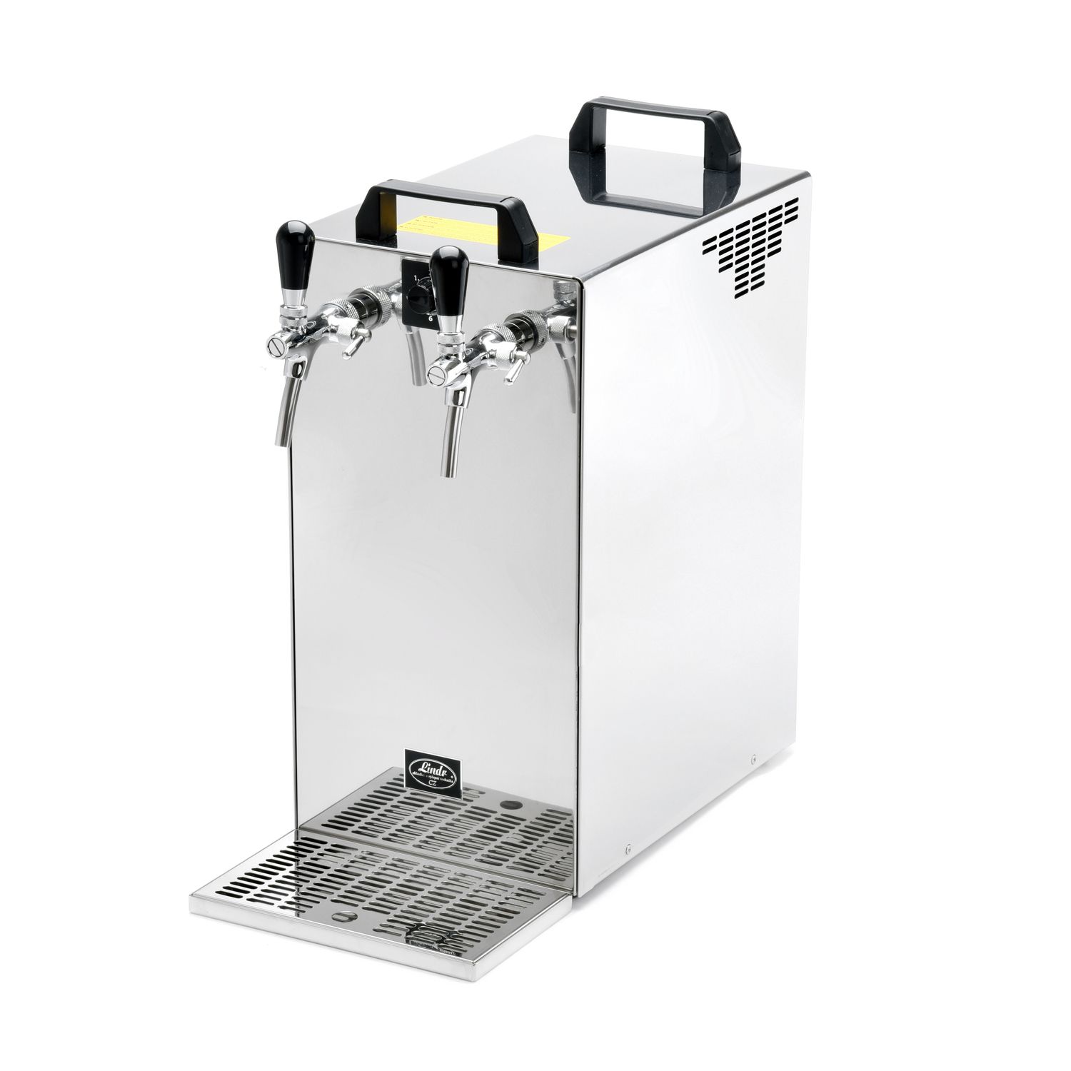 Dispensador de cerveza Kontakt 155 - Green Line Enfriador en seco de 2 líneas de acero inoxidable, 160 litros / h
