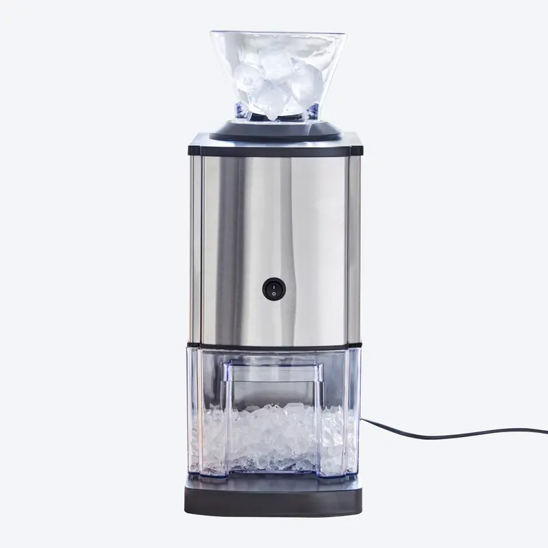 Trituradora de hielo, Picadora de hielo - Acero inoxidable, eléctrico, para cócteles y buffets.