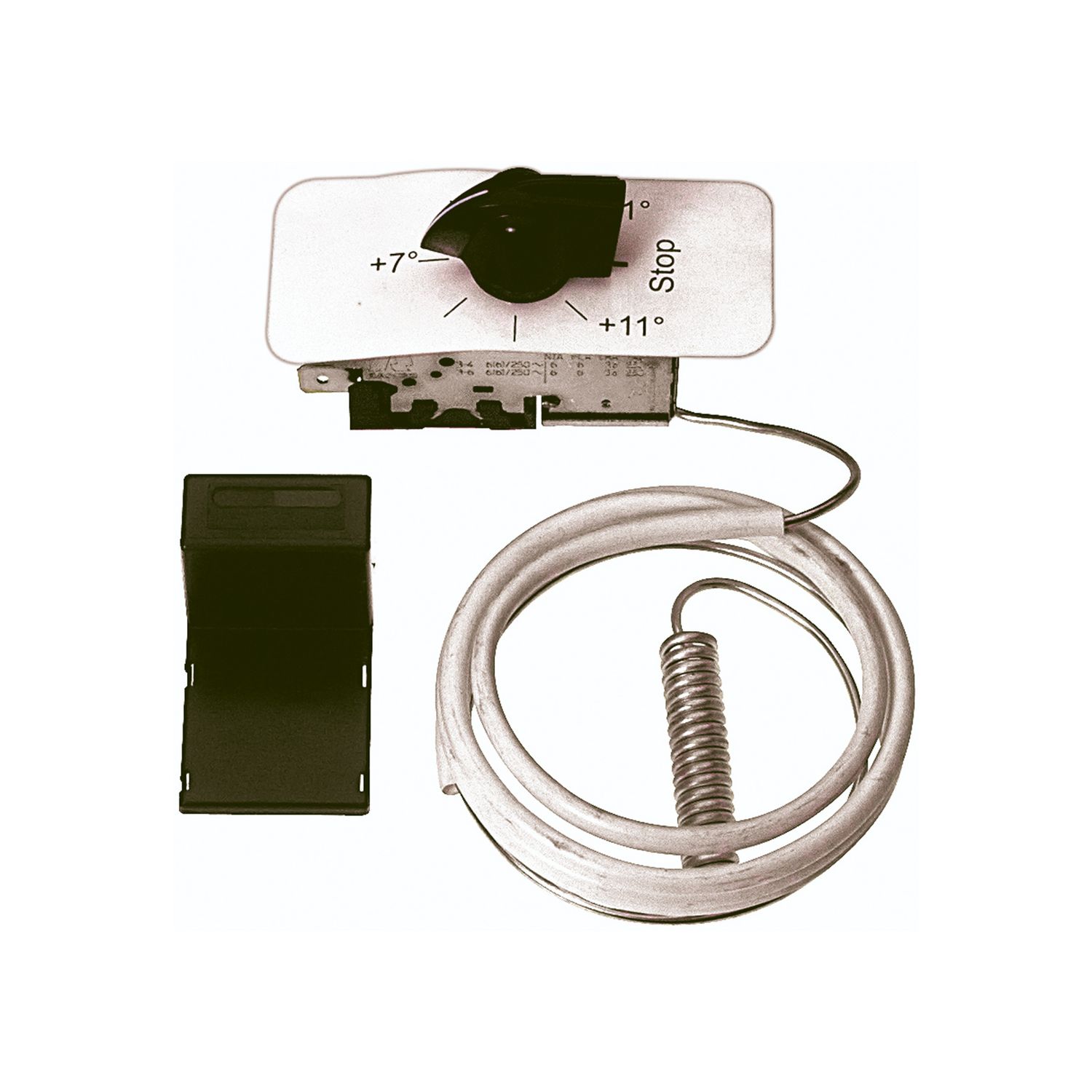 Termostato, Controlador de temperatura con sensor para dry-cooler, de +1°C a +11°C