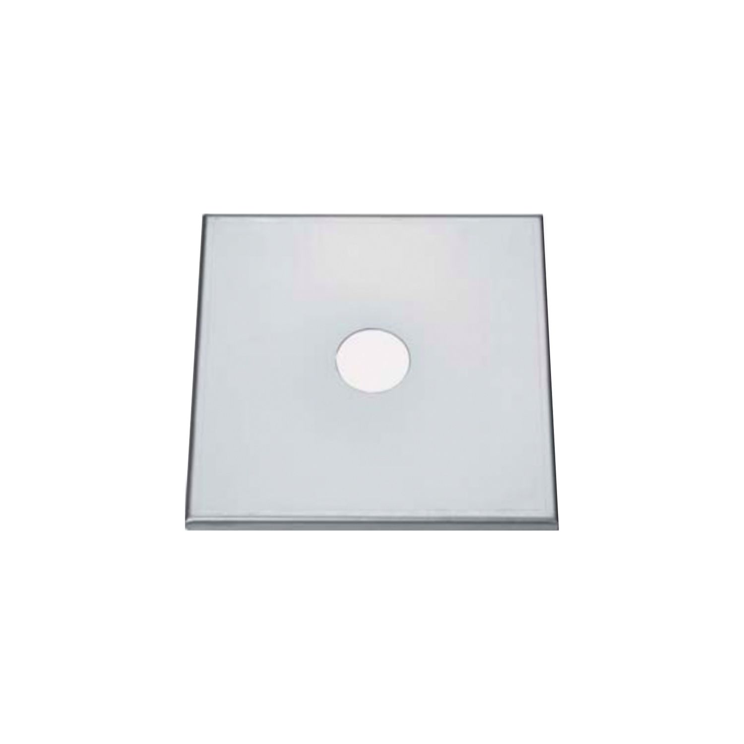 Placa de cierre para columna de cerveza - CNS, biselada a 1 cm, 220 x 220 mm, sin agujero