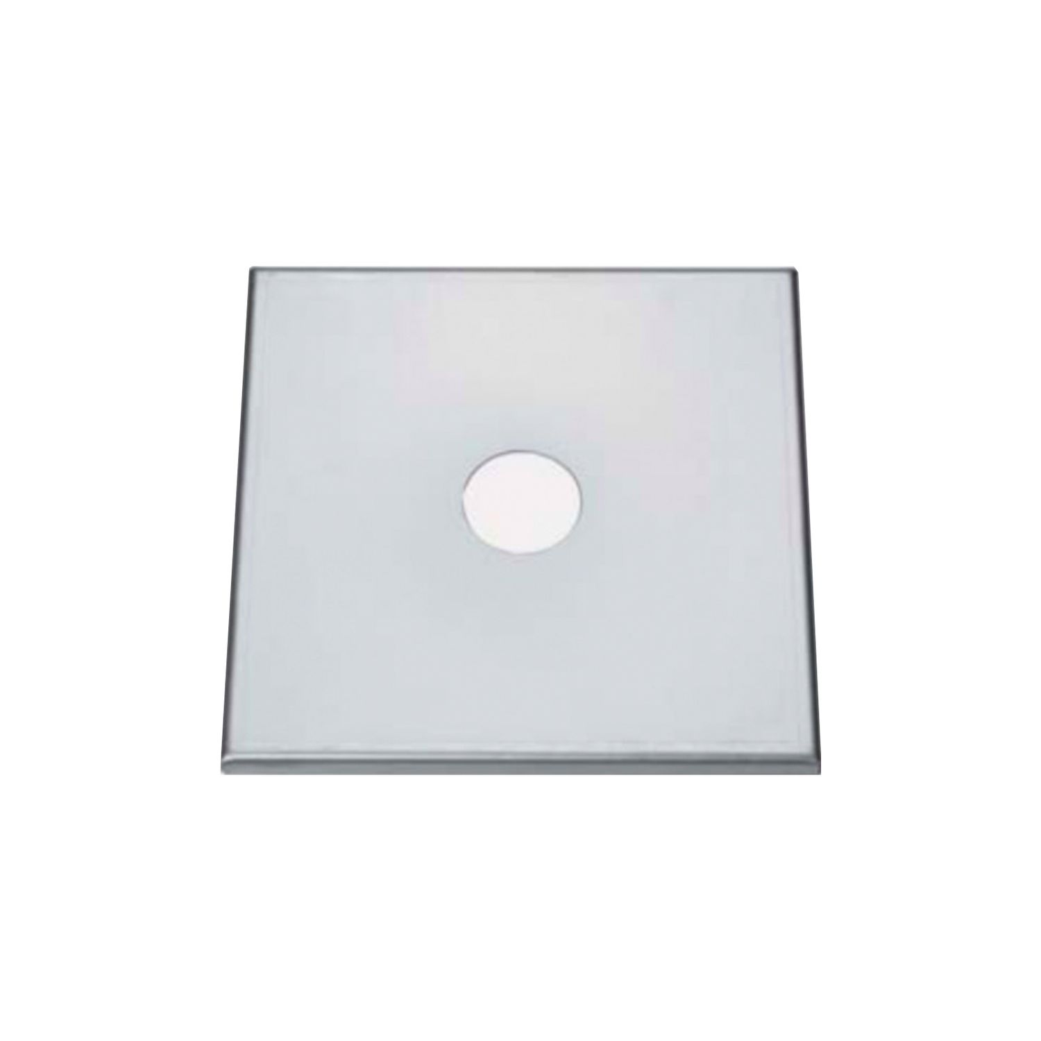 Placa de cubierta CNS, 1 cm plegada, 280 x 280 mm, perforación de 45 mm