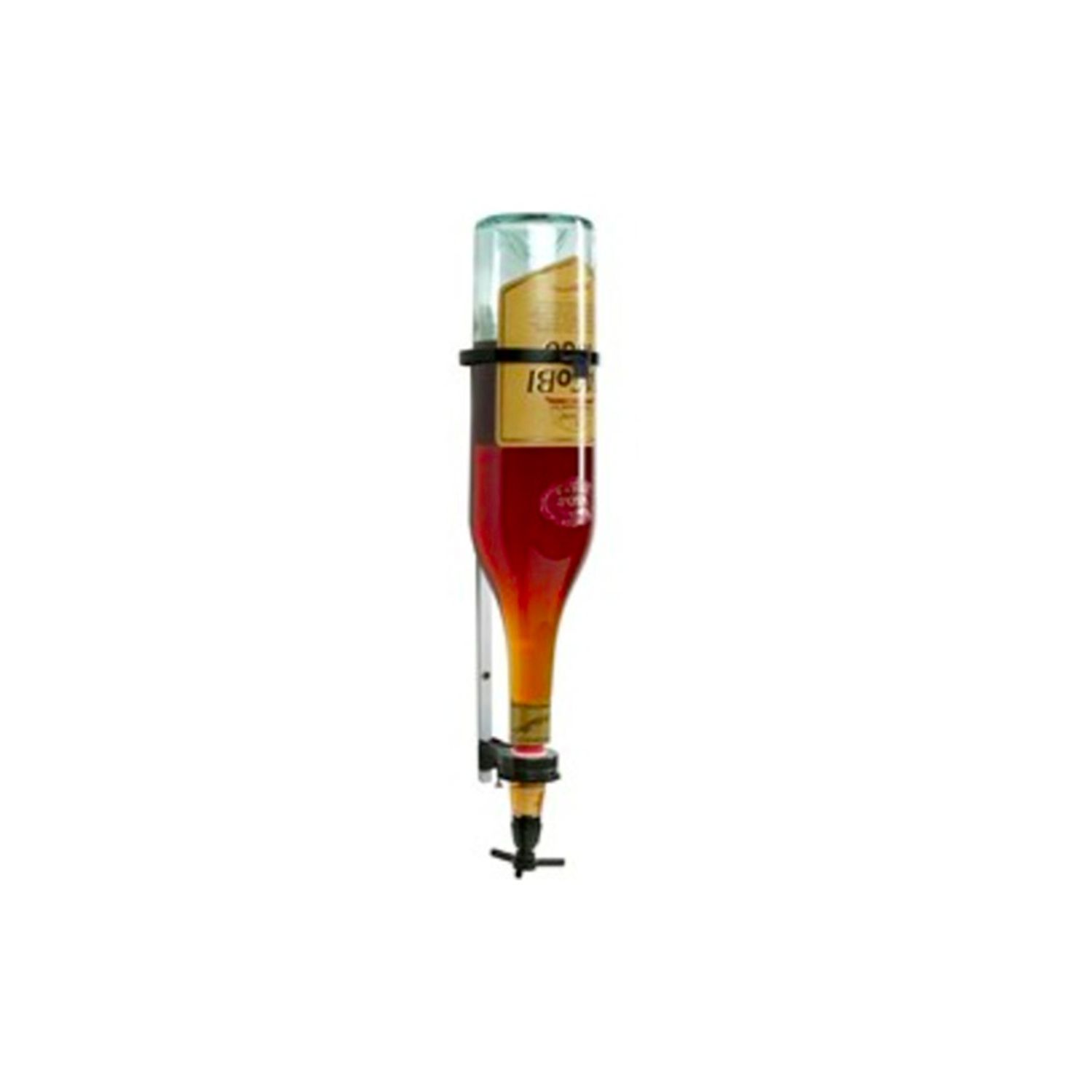 PRIMA Dispensador de whisky, Dispensador de licor, Bar Butler - 2,0 cl. Incl. soporte de pared para botellas de 3 litros