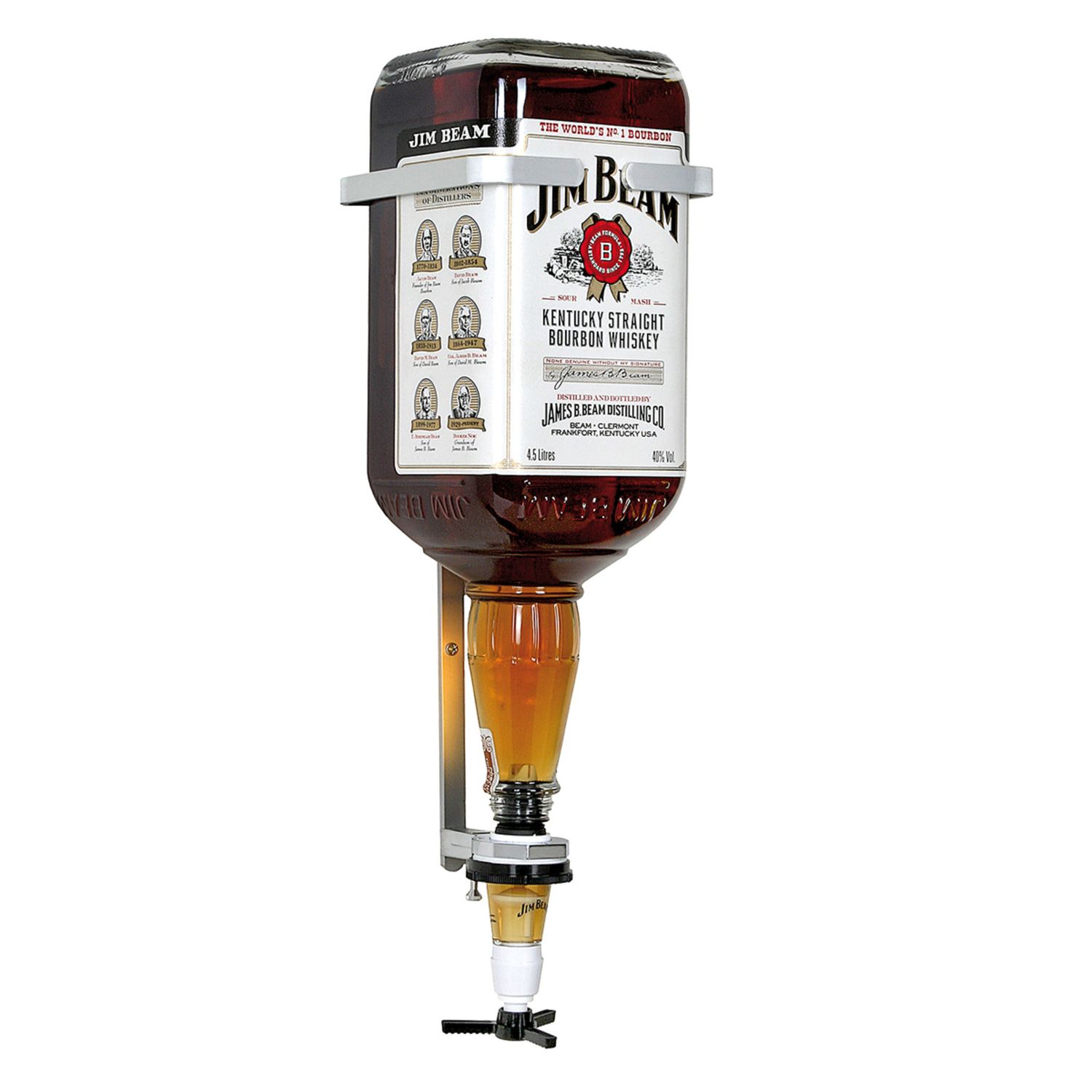 JIM BEAM Dispensador de alcohol para la botella de 4,5 litros