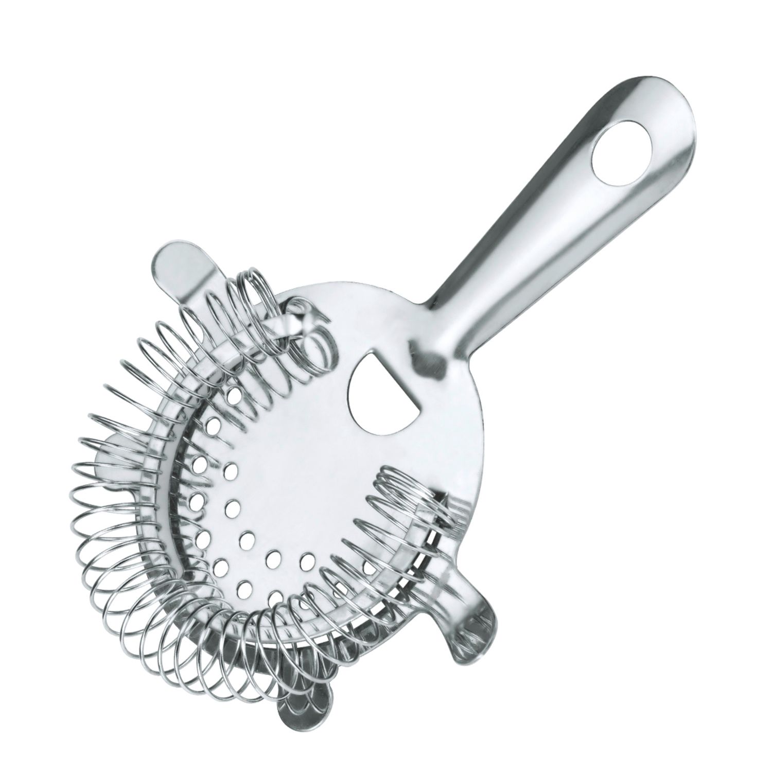 Colador de acero inoxidable y vaso para cócteles