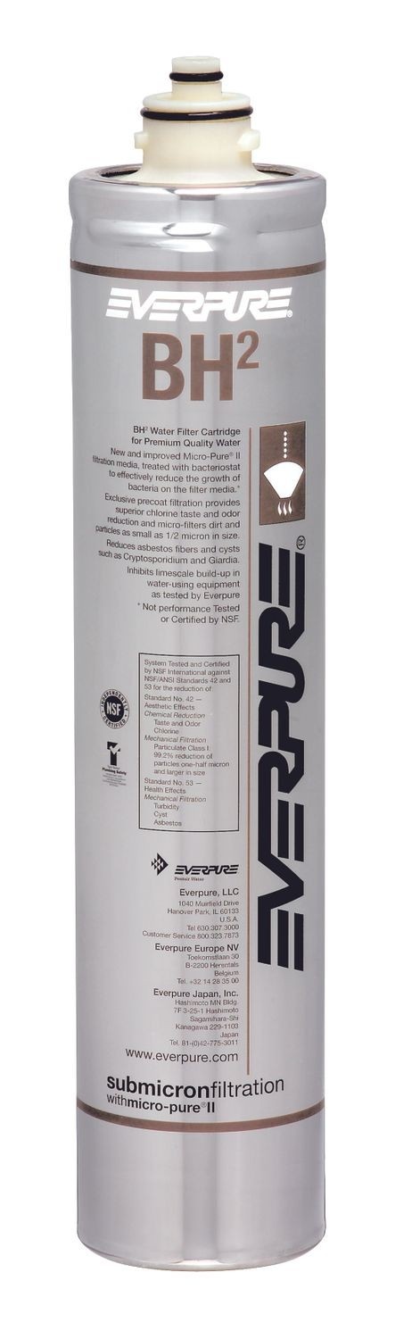 Filtro de agua, cartucho filtrante - Everpure BH2 de primera calidad para máquinas de bebidas calientes y café
