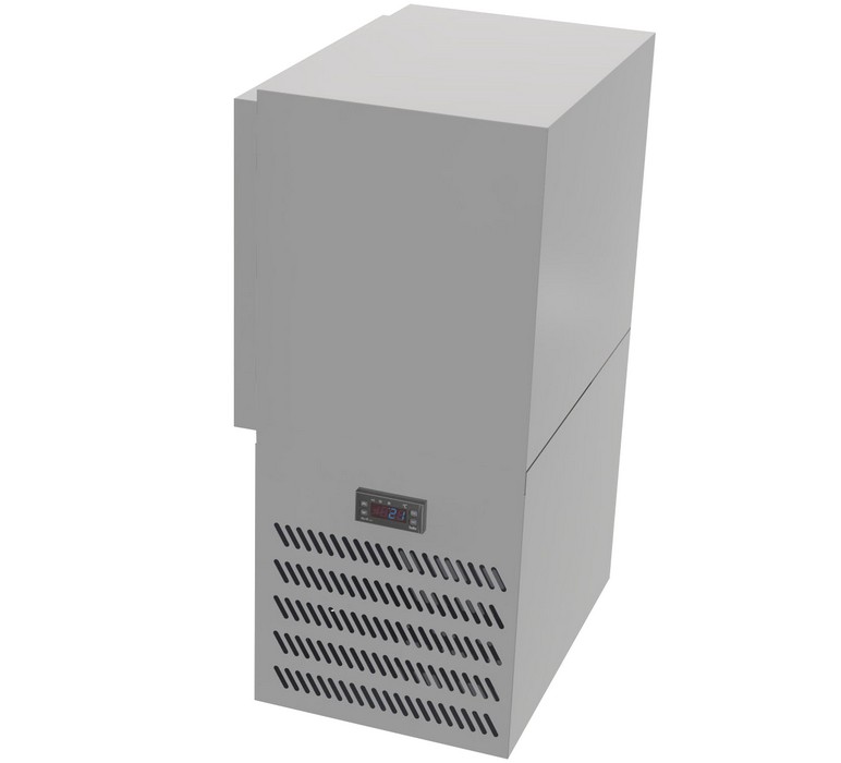 Unidad de refrigeración lista para conectar, enfriador lateral izquierdo, acero inoxidable, conjunto frigorífico tipo 4 VL