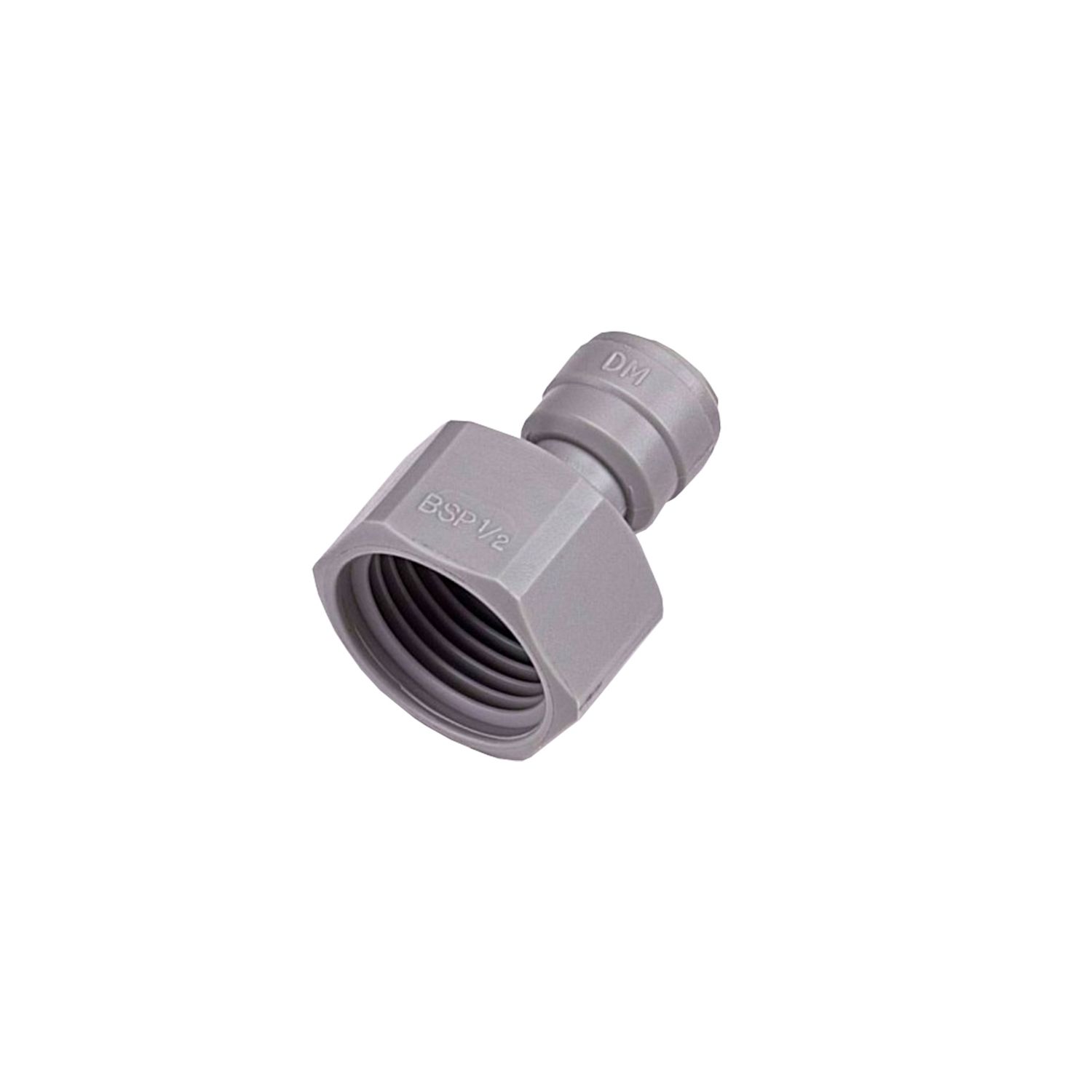 Conector con rosca interna, Manguera 5/16" x 1/2" BSP(P) - Plástico, cónica, resistente a alta presión