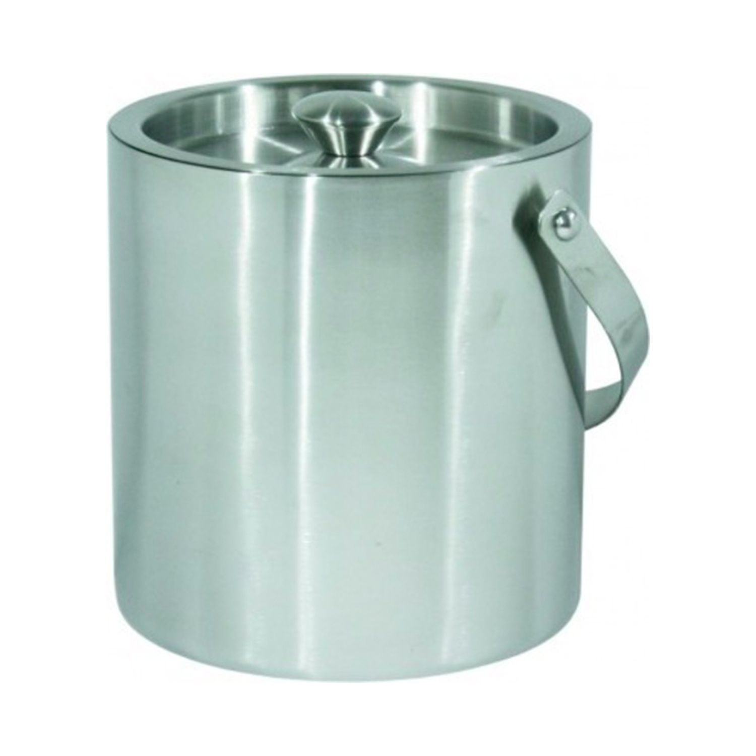 Contenedor térmico para cubitos de hielo de acero cromado