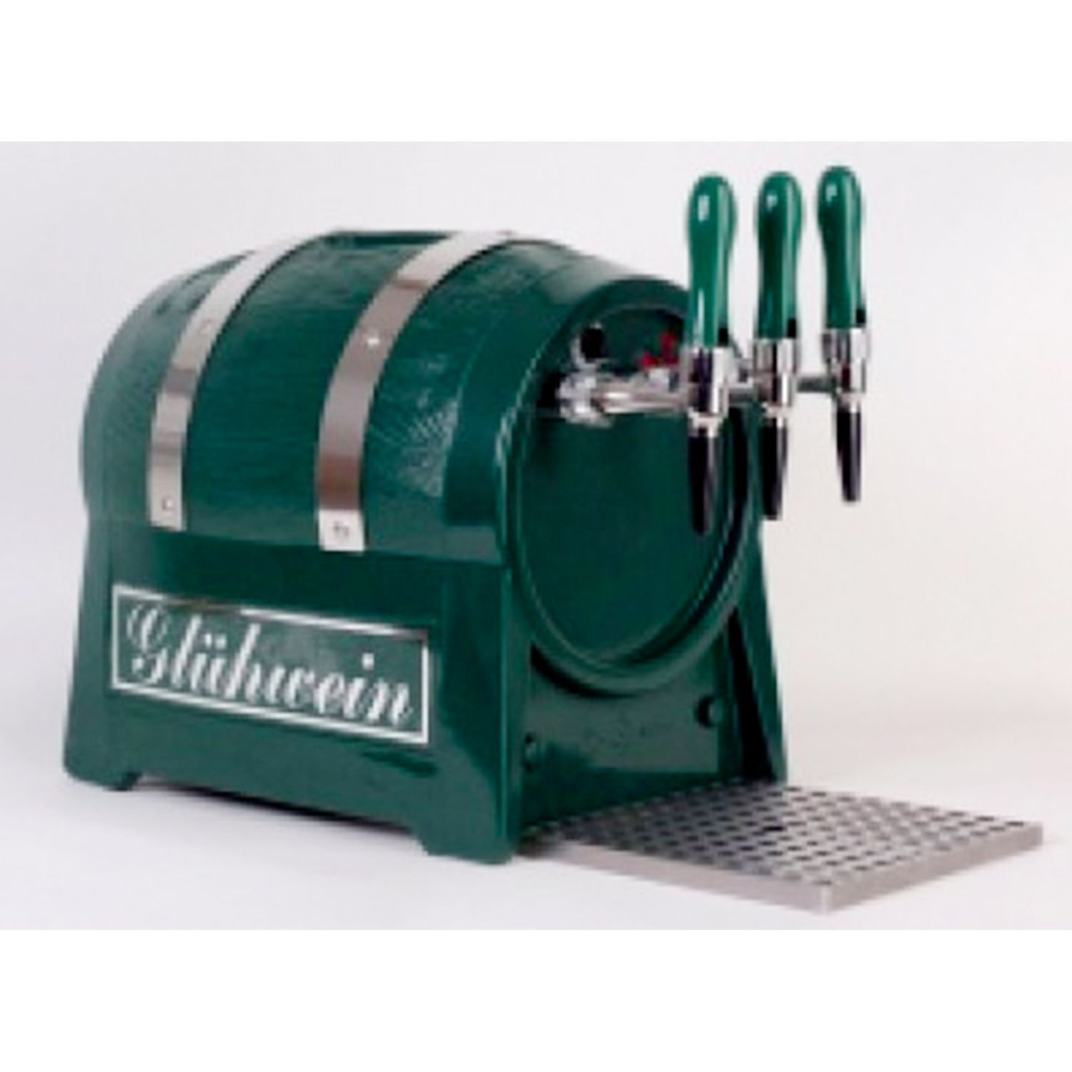 Dispensador de vino caliente, calentador continuo de bebidas, 3 grifos con compresor de aire integrado, 9kW, carcasa en forma de barril