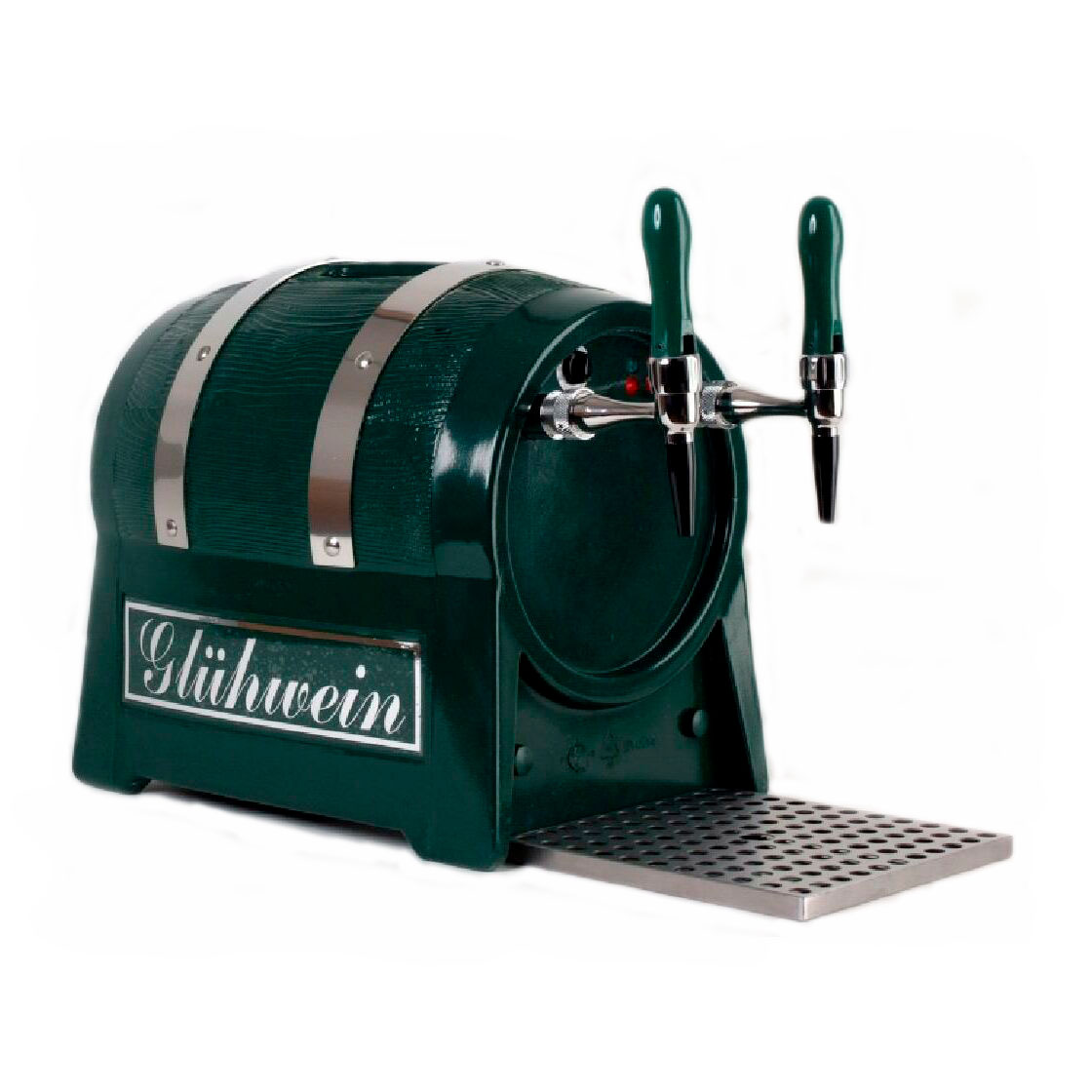 Dispensador bebidas calientes, Calentador de vino - Calentador instantáneo de agua para bebidas 3kW, forma de barril, 2 tubos, con bomba eléctrica