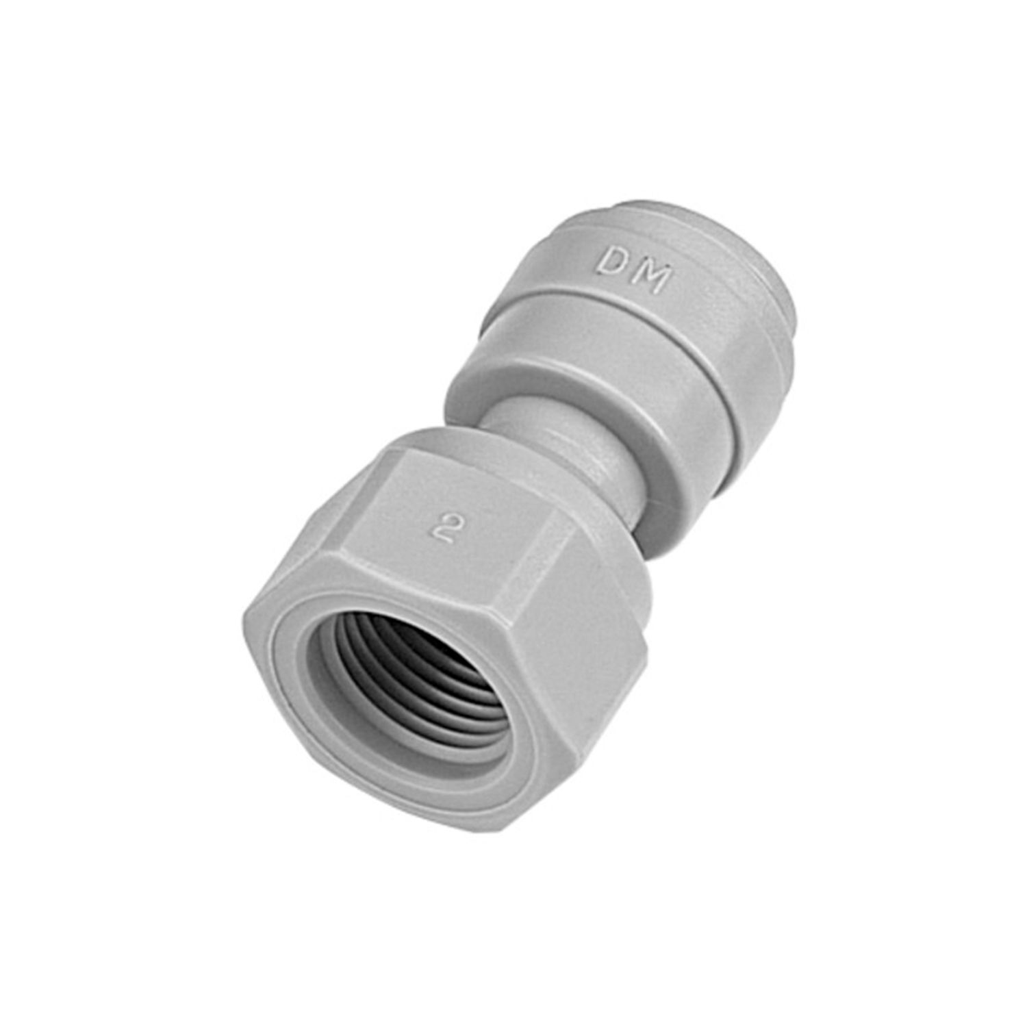 Conector con rosca interna UNF 5/16" manguera x 7/16"