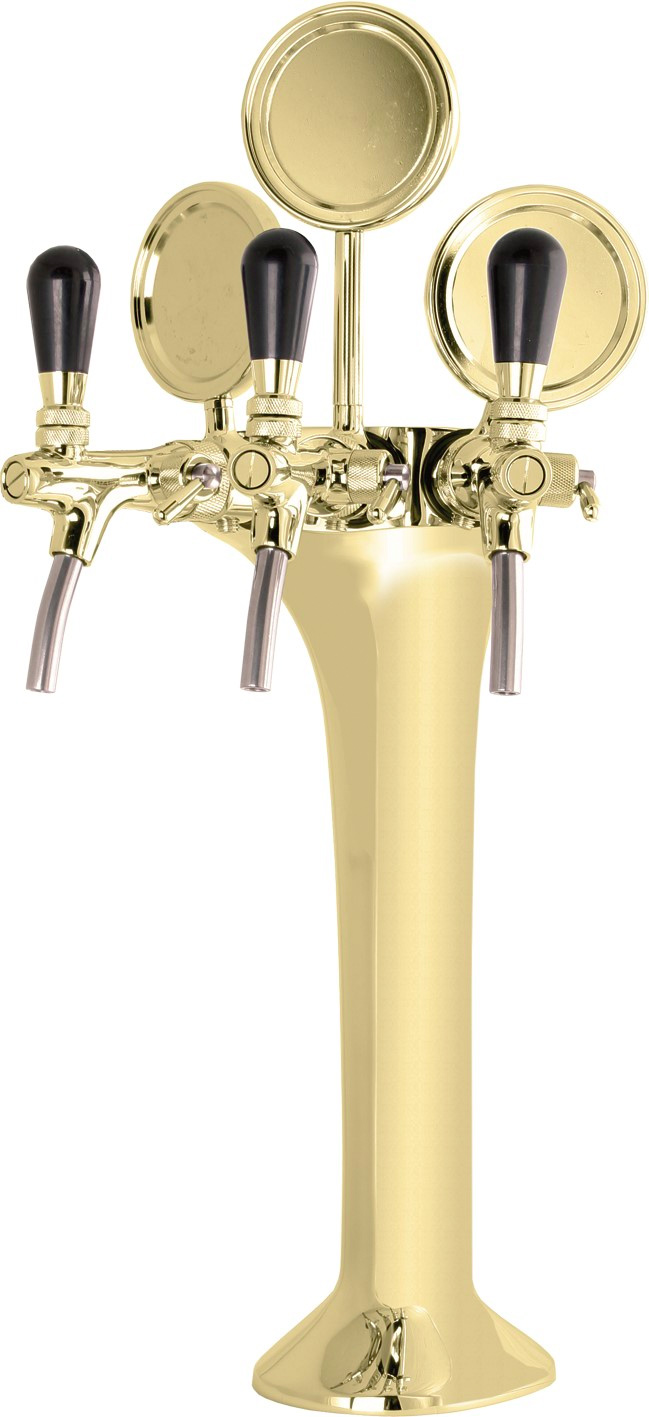 Columna de cerveza de 3 grifos, elegante, "¡De primera calidad!" (precio del paquete)