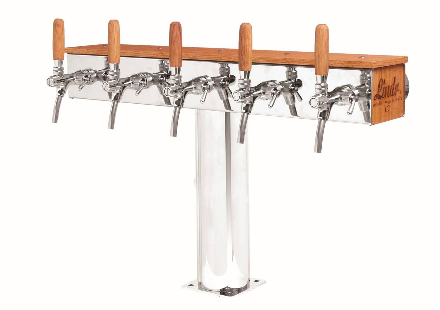 Columna de cerveza, modelo T Grand, 5 líneas