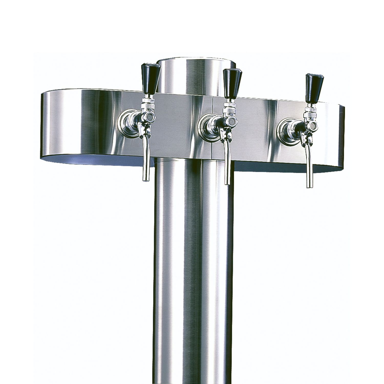 Columna de cerveza, modelo "RJ3", tierra mate, 3 hilos