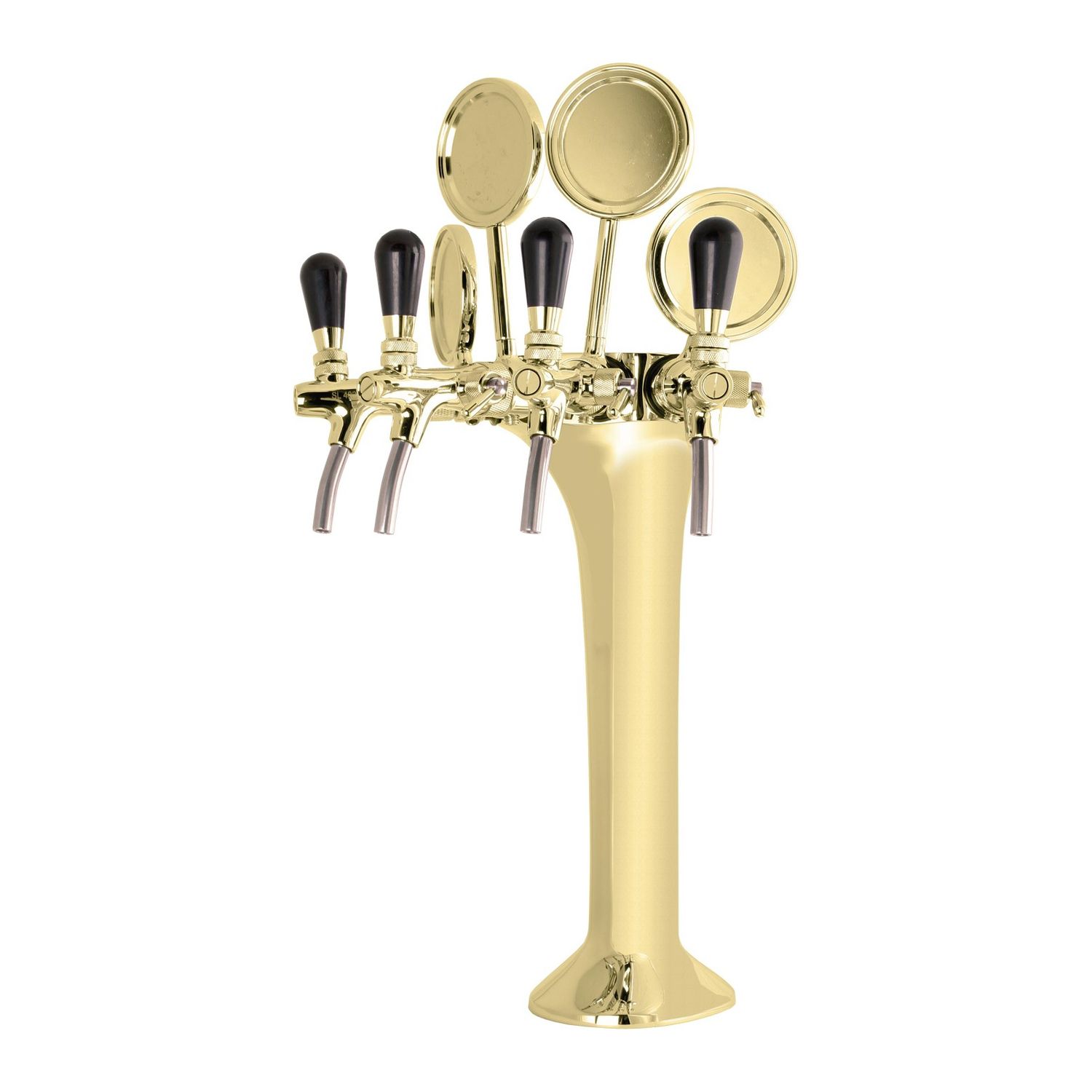 Columna de cerveza de 4 grifos, elegante, "calidad superior"