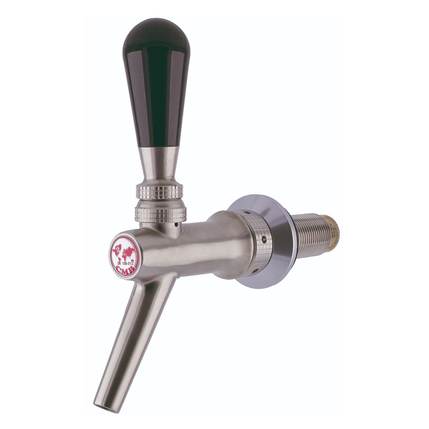 Grifo de cerveza V20 de acero inoxidable pulido