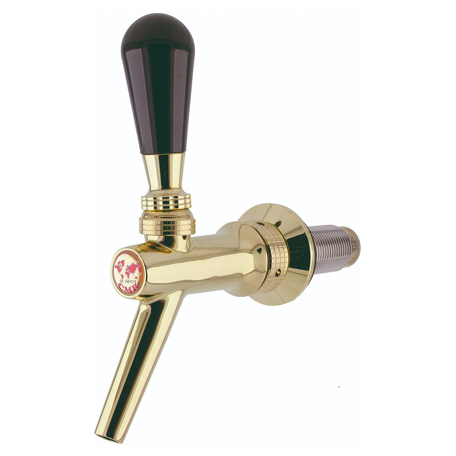 Grifo de cerveza, modelo V20 - de acero cromado y níquel, oro