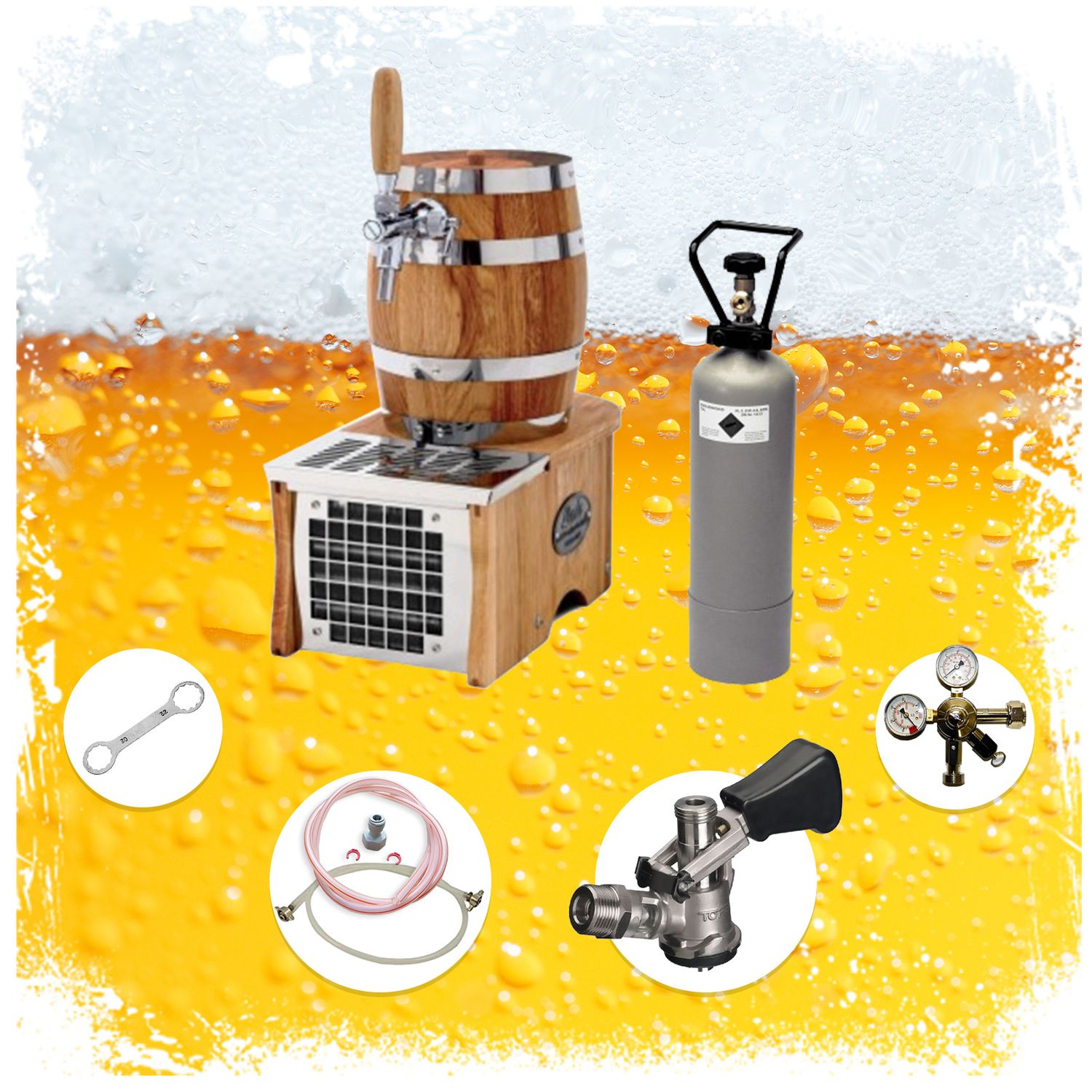 [Paket] Soudek dispensador de cerveza, 1 grifos, 20 litros/h