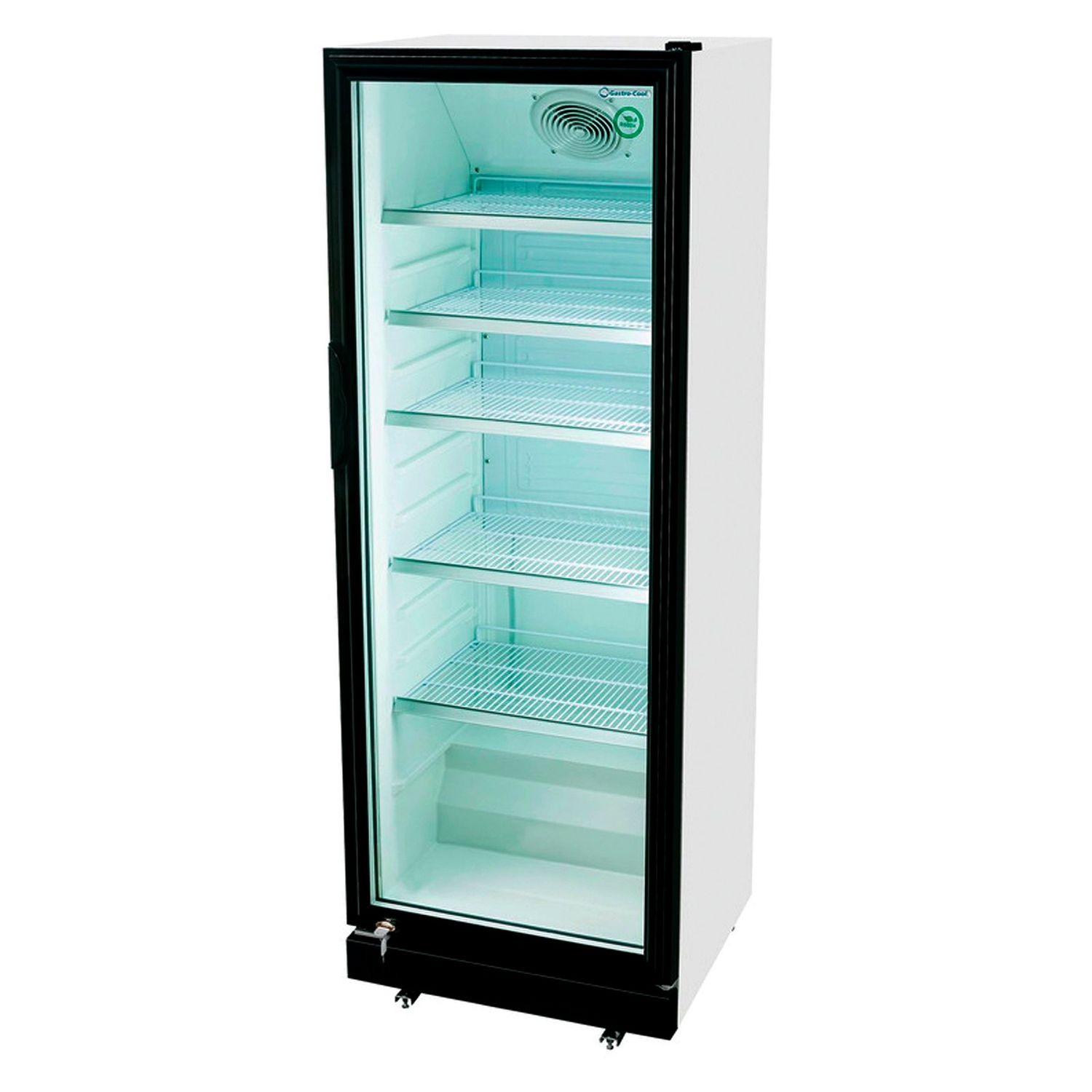 Nevera de bebidas con puerta de cristal, GCGD360 con refrigeración por convección