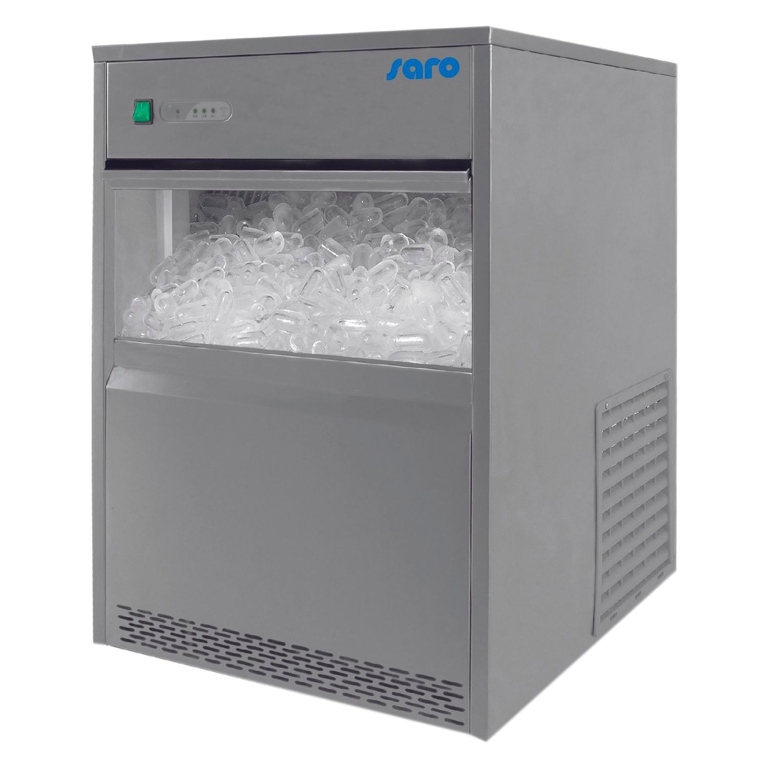 Saro Maquina de hielo - EB 26, refrigeración por aire de alta capacidad (26 kg/24 horas)