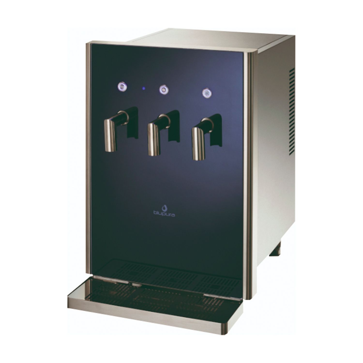 Dispensador de agua, enfriador de agua, máquina agua con gas, gasificador de agua, carbonatador de agua - Bluglass 80, en la mesa