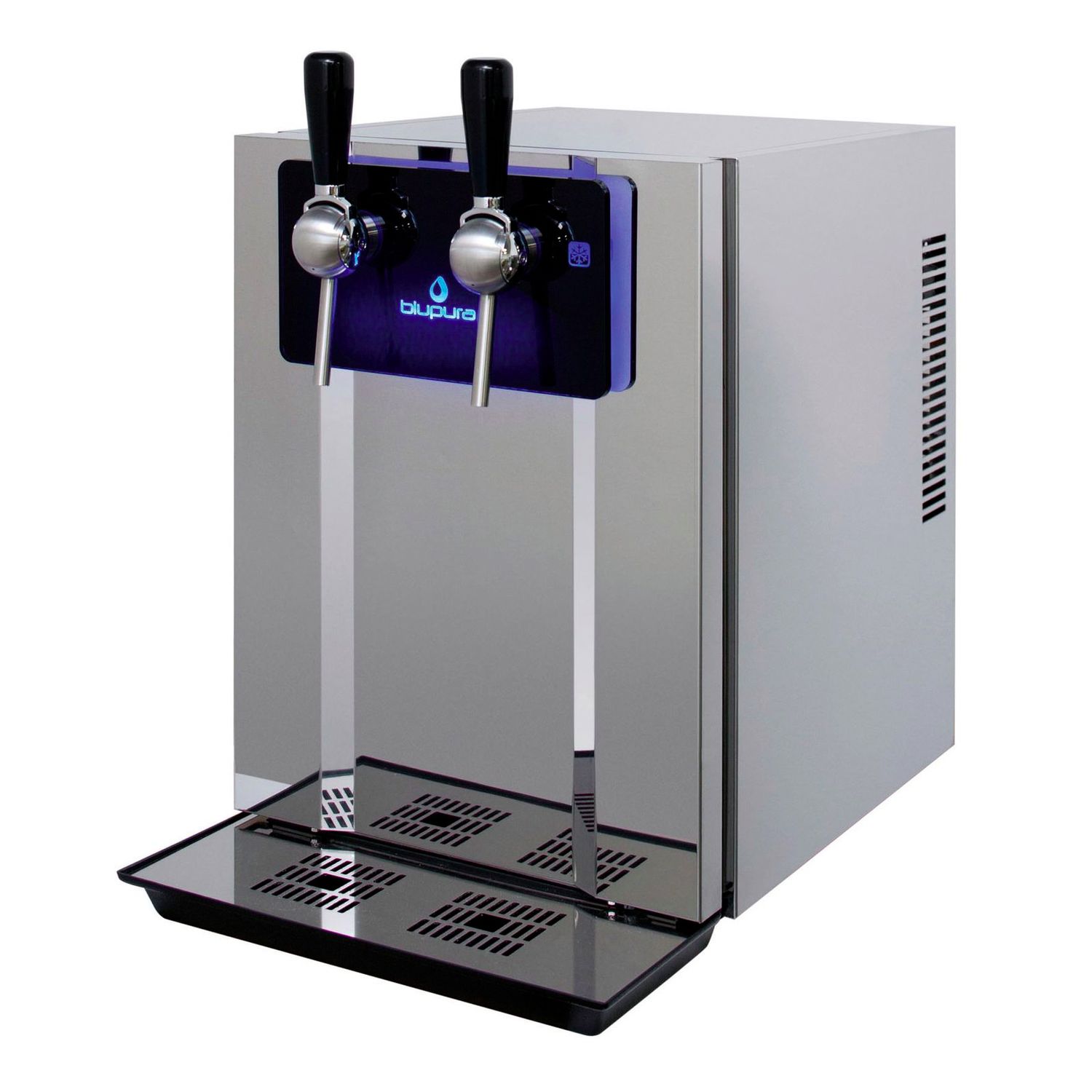 Dispensador de agua, enfriador de agua, máquina agua con gas, gasificador de agua, carbonatador de agua - Blubar 80, en la mesa
