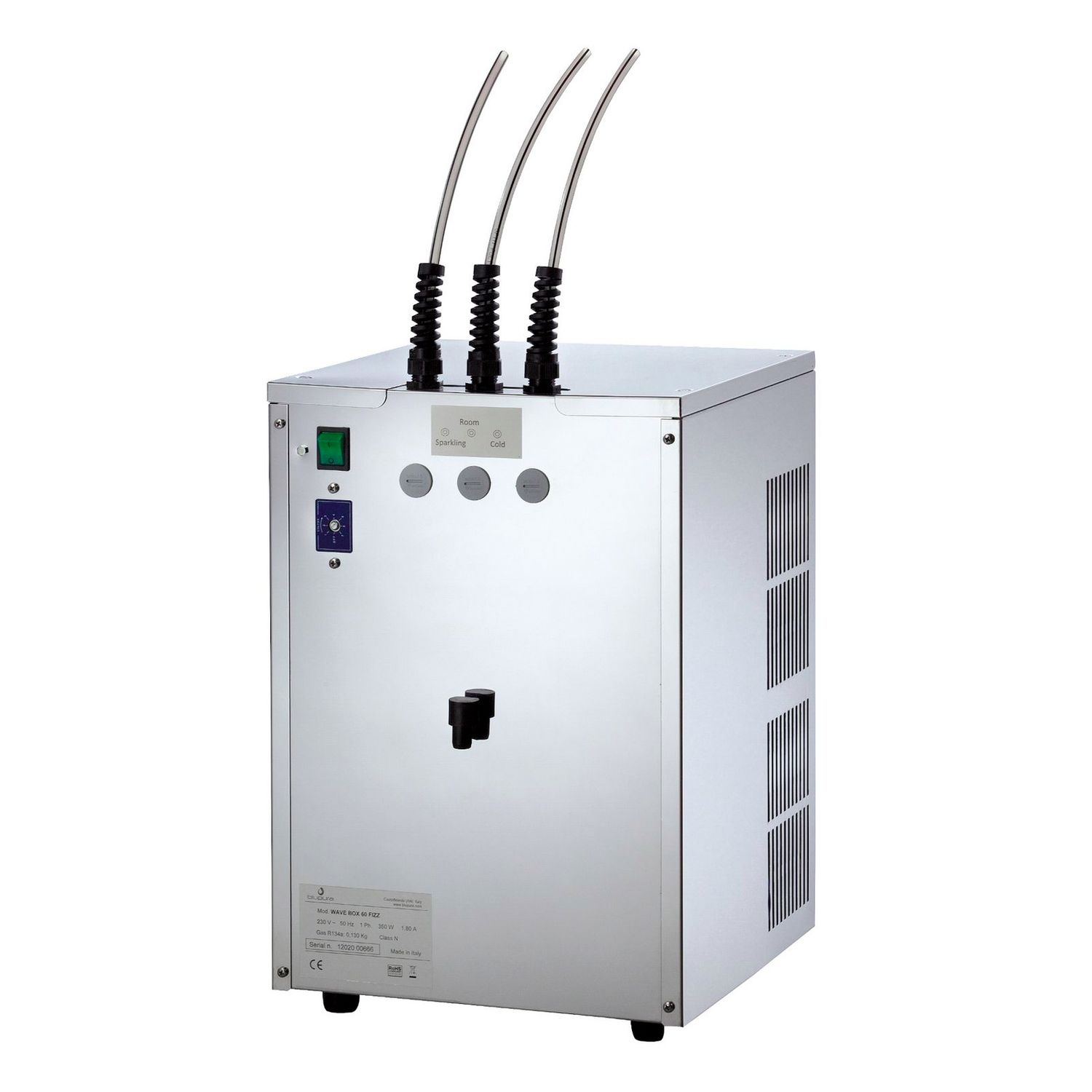 Dispensador de agua, enfriador de agua, máquina agua con gas, gasificador de agua, carbonatador de agua - Box 60 fizz, bajo mostrador