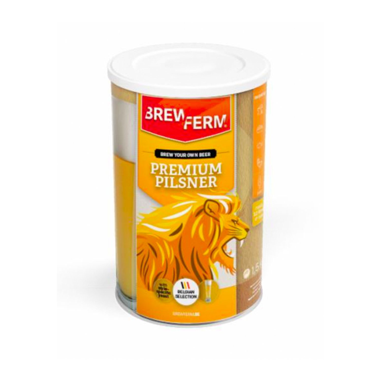 Kit cerveza artesana Pilsner Premium, 1,5 kg - todo lo que necesitas para preparar una Pilsner perfecta en casa
