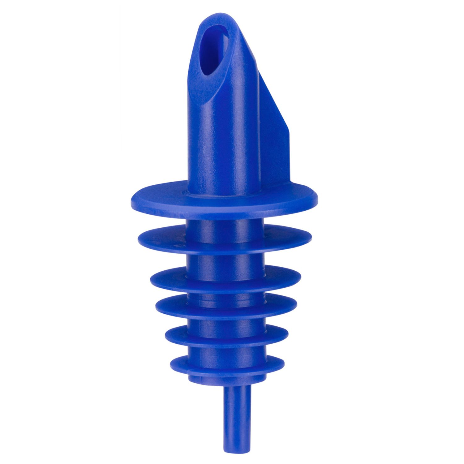 BILLY - vertedor de plástico para botellas de 0,5 - 1,5 lt. - azul - con 5 laminillas