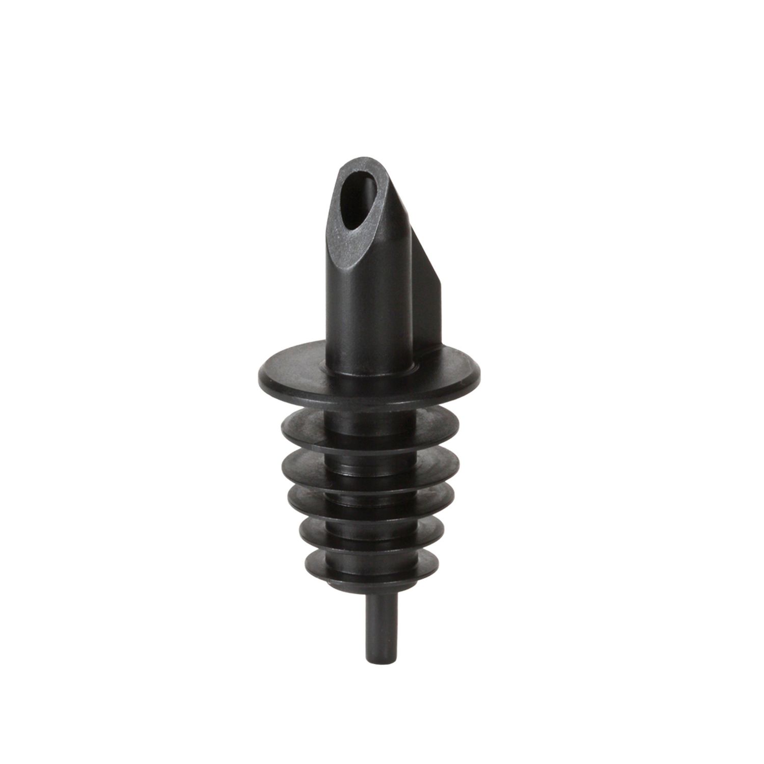 BILLY - vertedor de plástico para botellas de 0,5 - 1,5 lt. - negro - con 5 laminillas