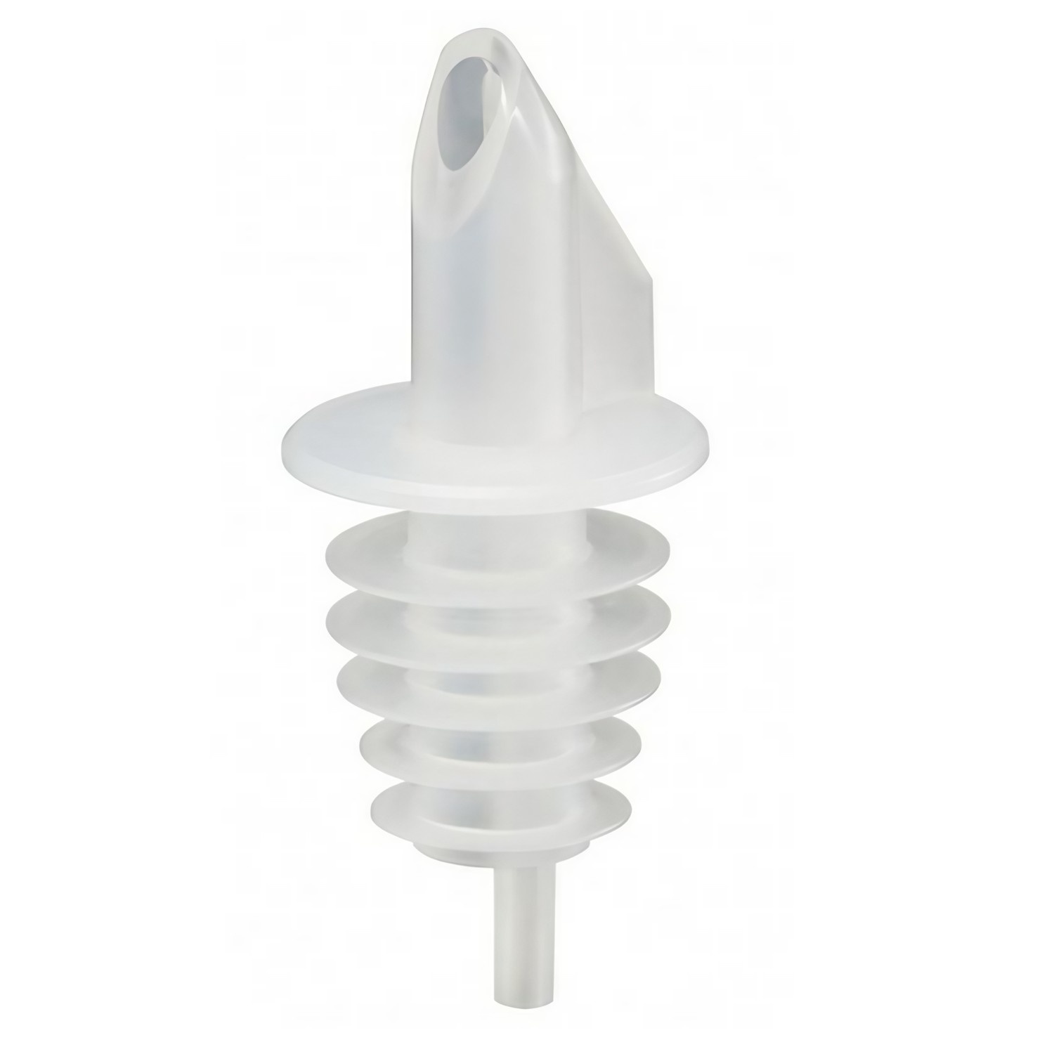 BILLY - pico vertedor de plástico para botellas de 0,5 - 1,5 lt. - transparente - con 5 laminillas
