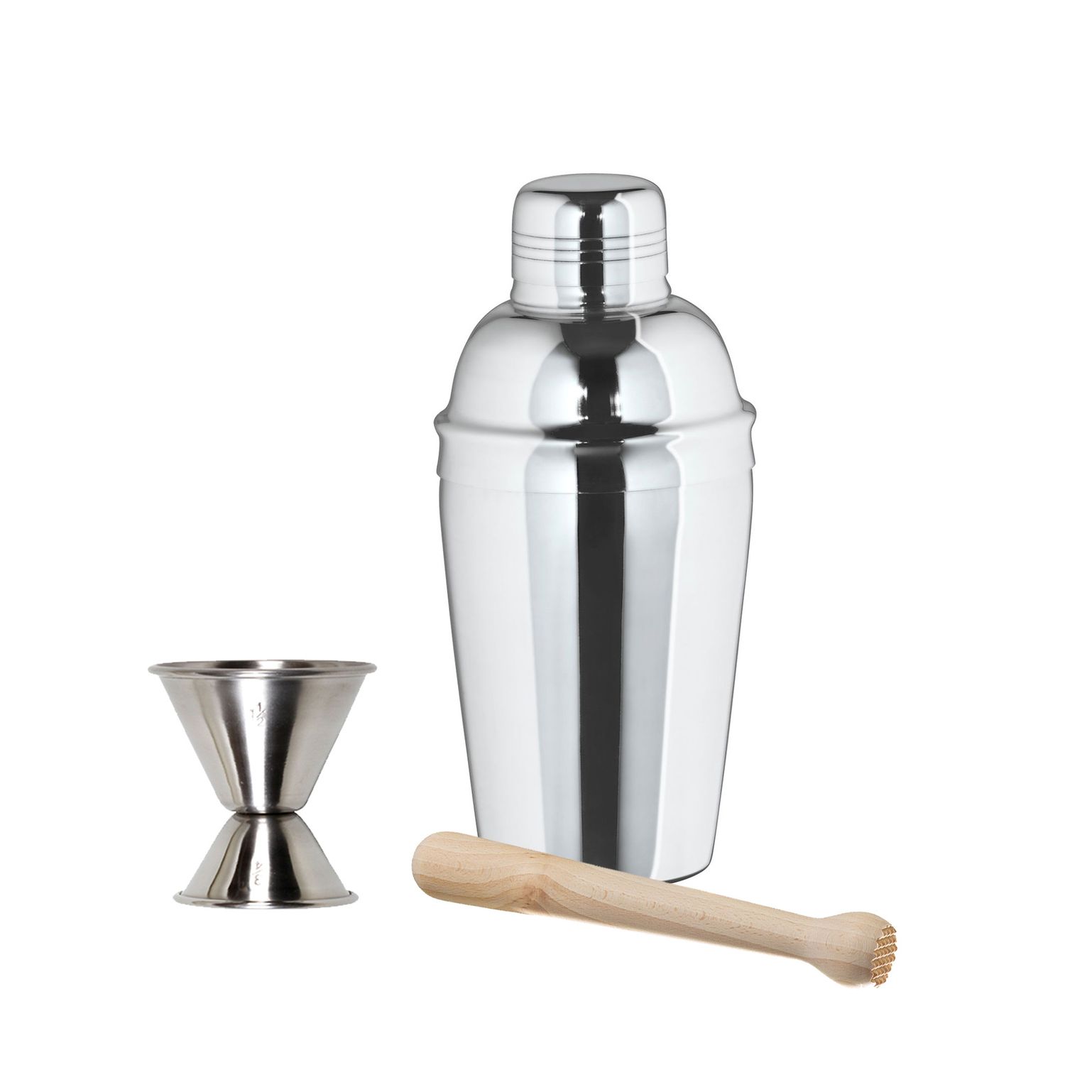 Juego de coctelera - SHAKER DE ACERO INOXIDABLE