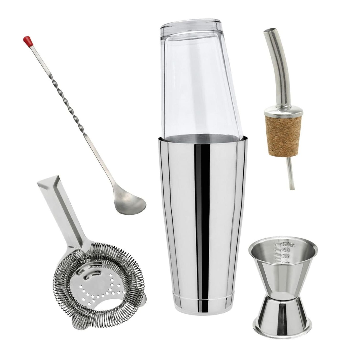 Сocktail Mix Set - Coctelera Boston completo grande