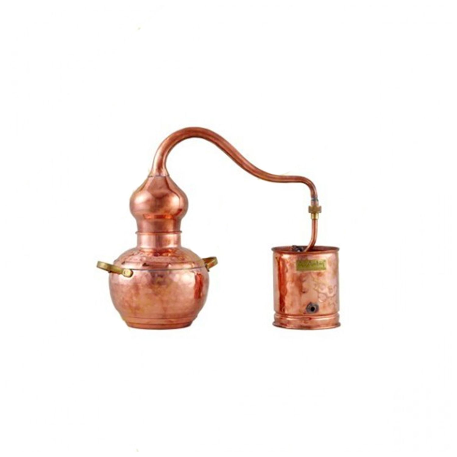 Alambique, Alquitara, Destilador de cobre - Premium, 1 litro