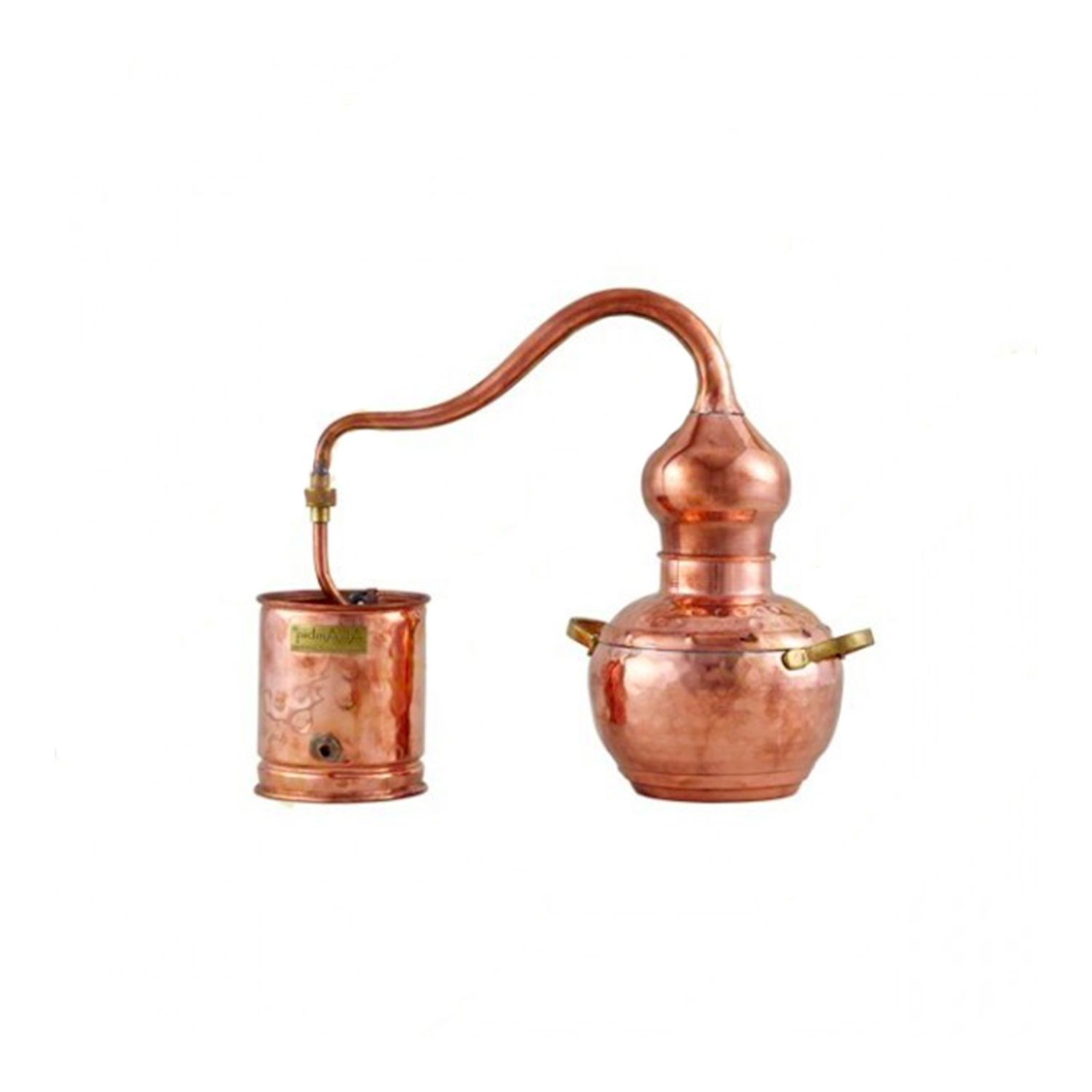 Alambique, Alquitara, Destilador de cobre - Premium, 2 litros